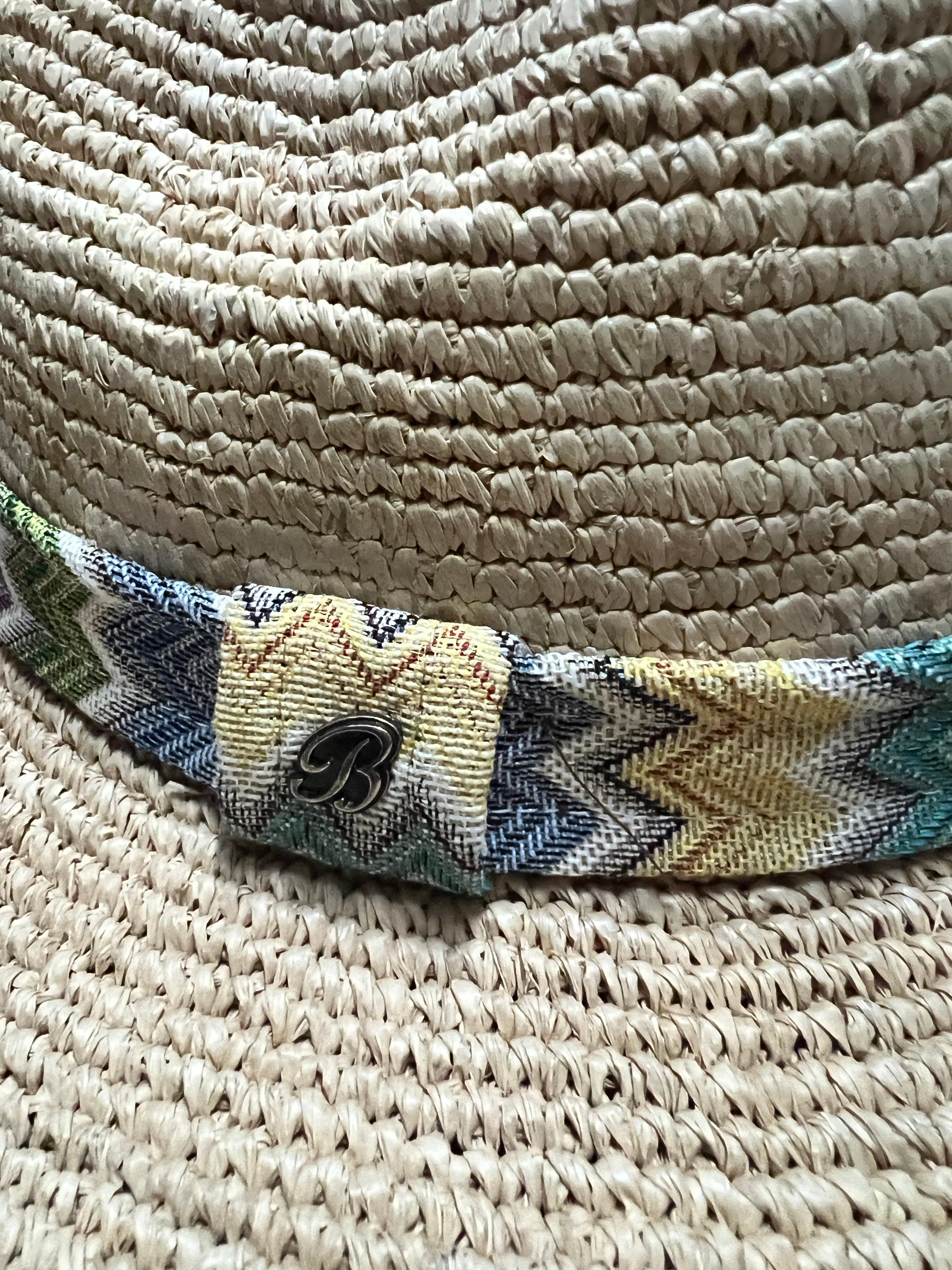 Cappello Estivo In Paglia Crochet - Cappelleria Bacca
