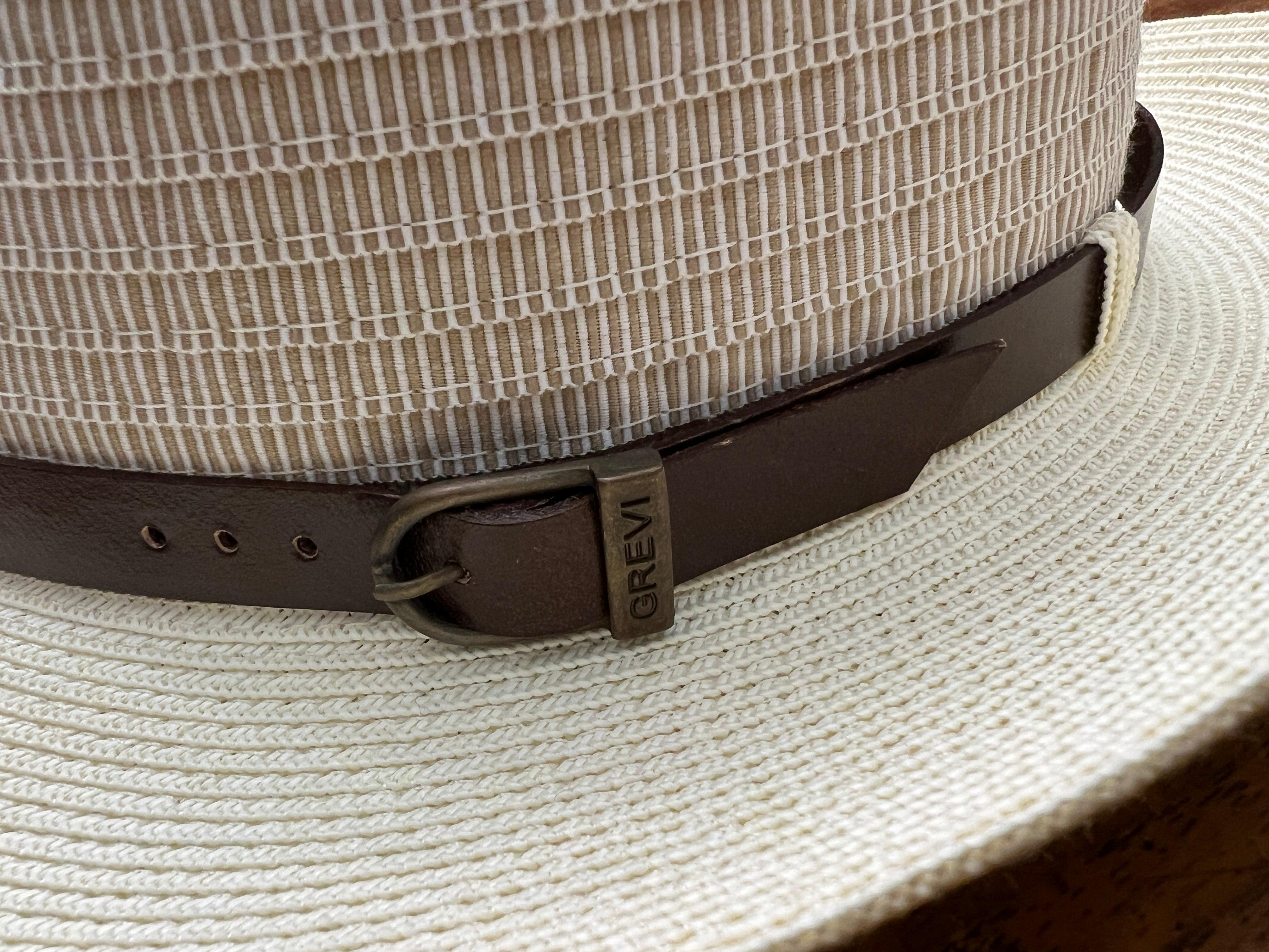 Cappello Grevi Estivo Tessuto e Paglia - Cappelleria Bacca