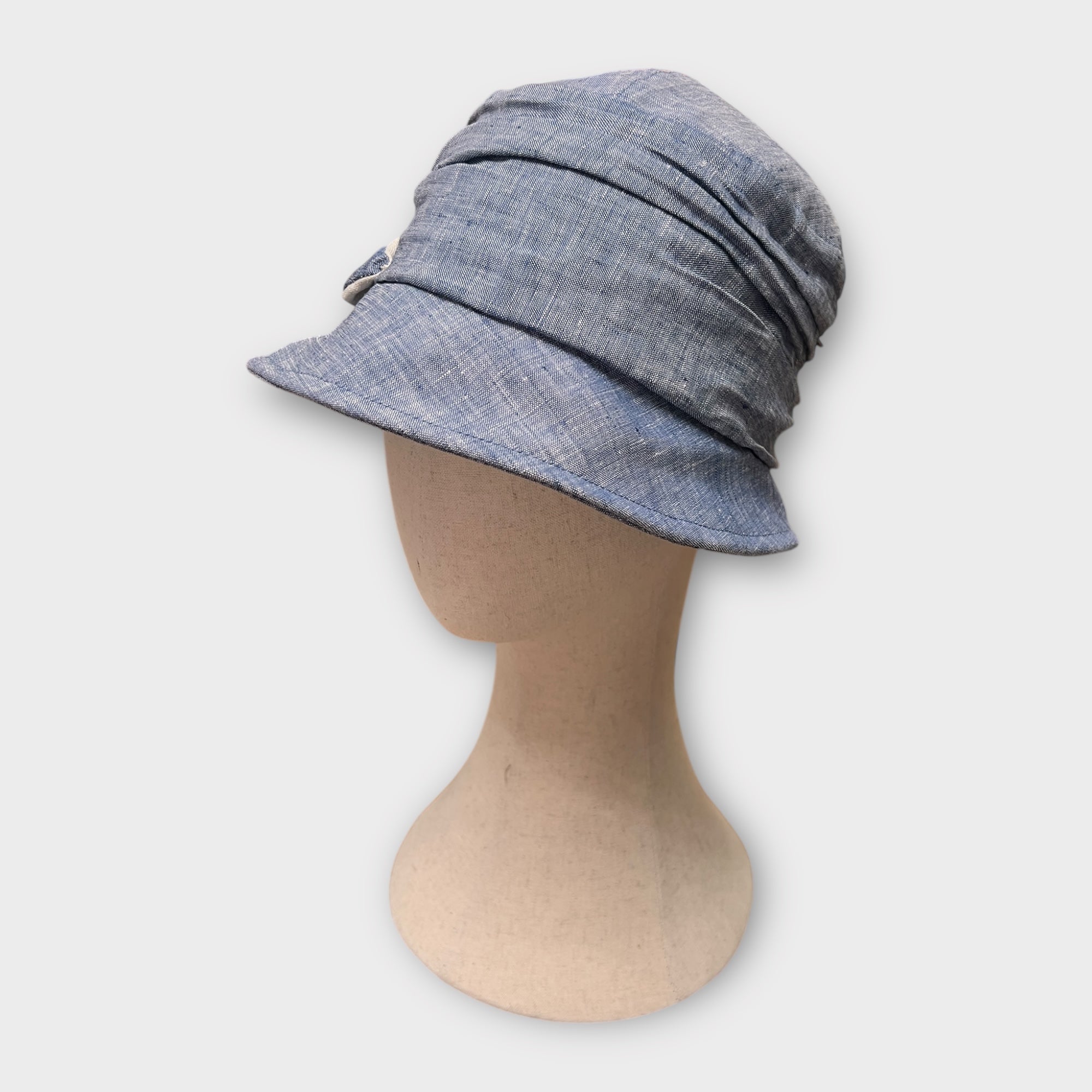 Cappello Cloche Da Donna In puro Lino - Cappelleria Bacca