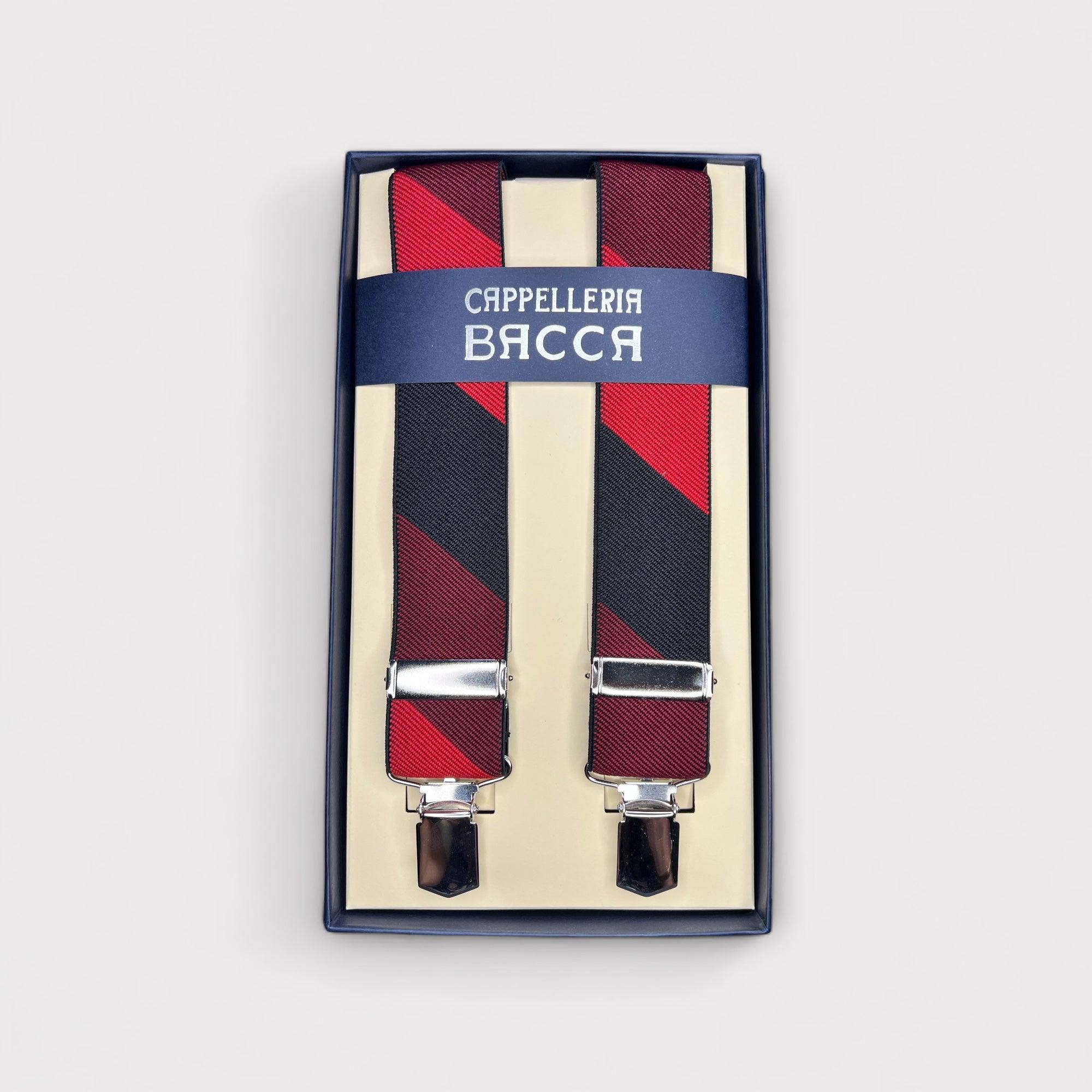 Bretelle Larghe Elastiche Rosse - Cappelleria Bacca