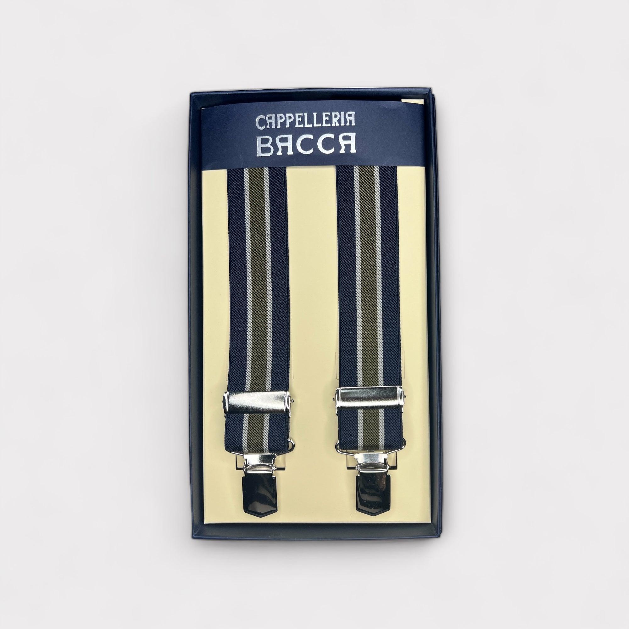 Bretelle Larghe Elastiche Regimental - Cappelleria Bacca