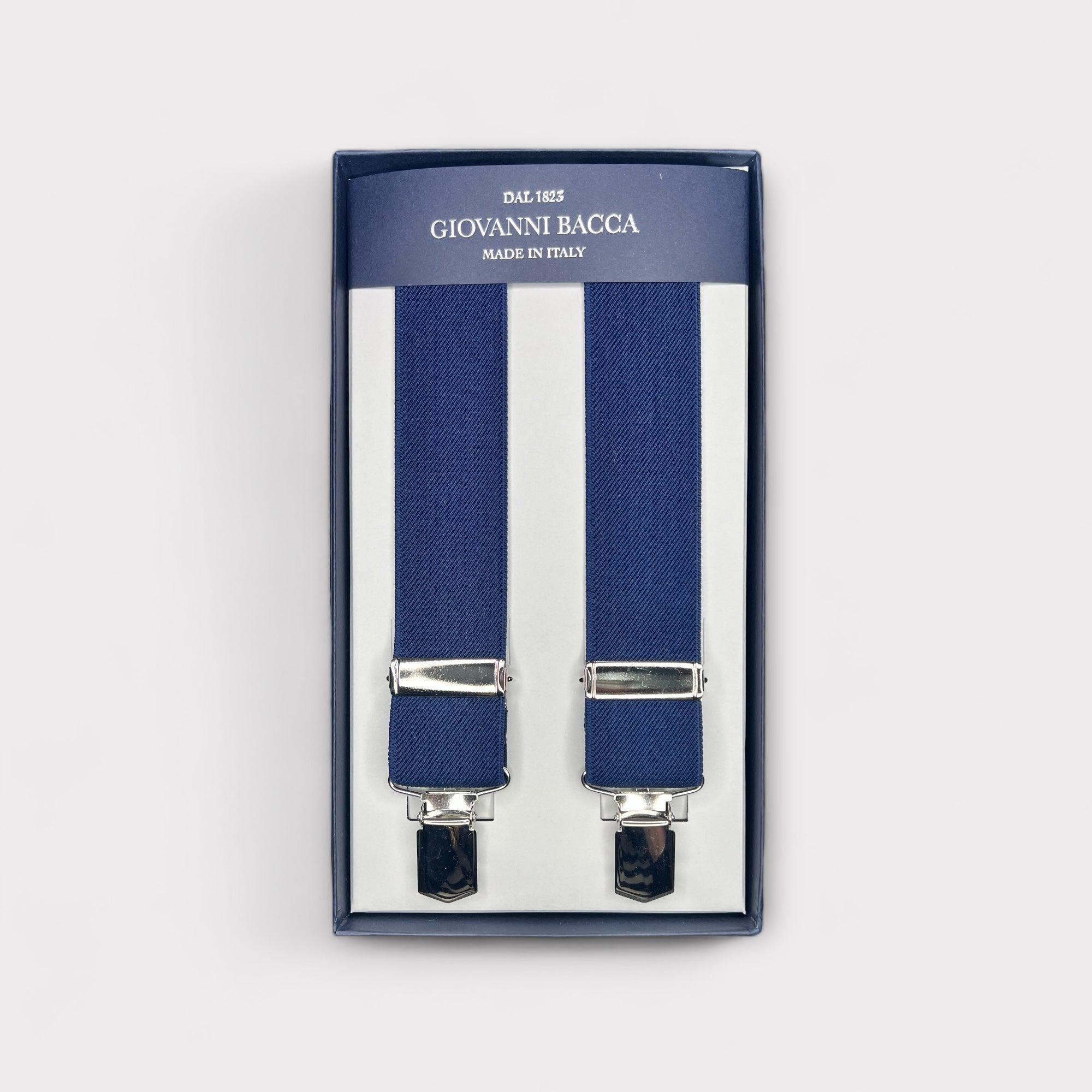 Bretelle Larghe Elastiche Blu - Cappelleria Bacca