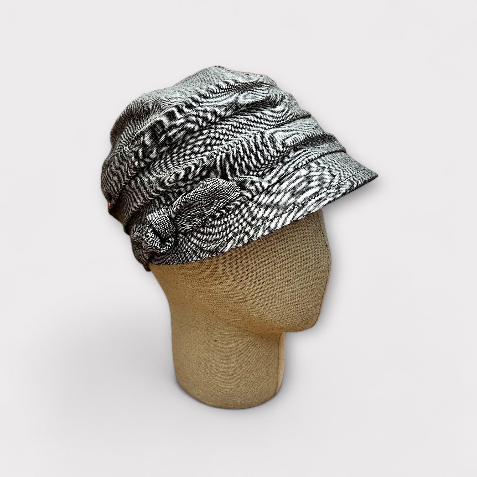 Cappello Estivo con Visiera Da Donna In Lino - Cappelleria Bacca