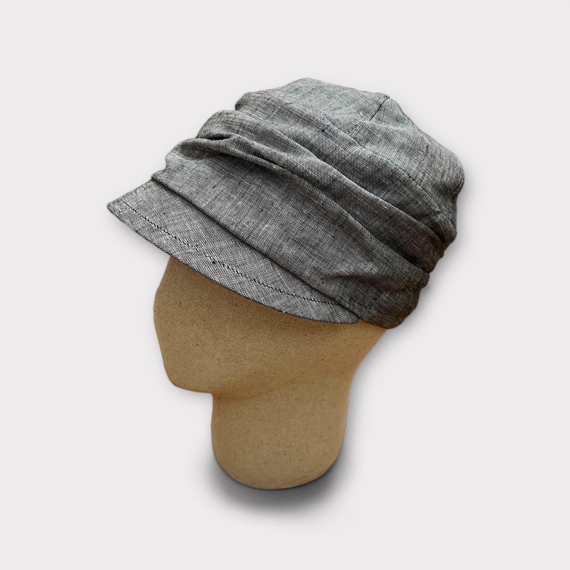 Cappello Estivo con Visiera Da Donna In Lino - Cappelleria Bacca