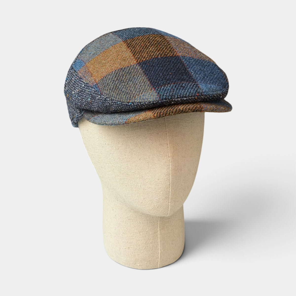 Coppola Invernale In Lana Motivo Patchwork Check - Cappelleria Bacca