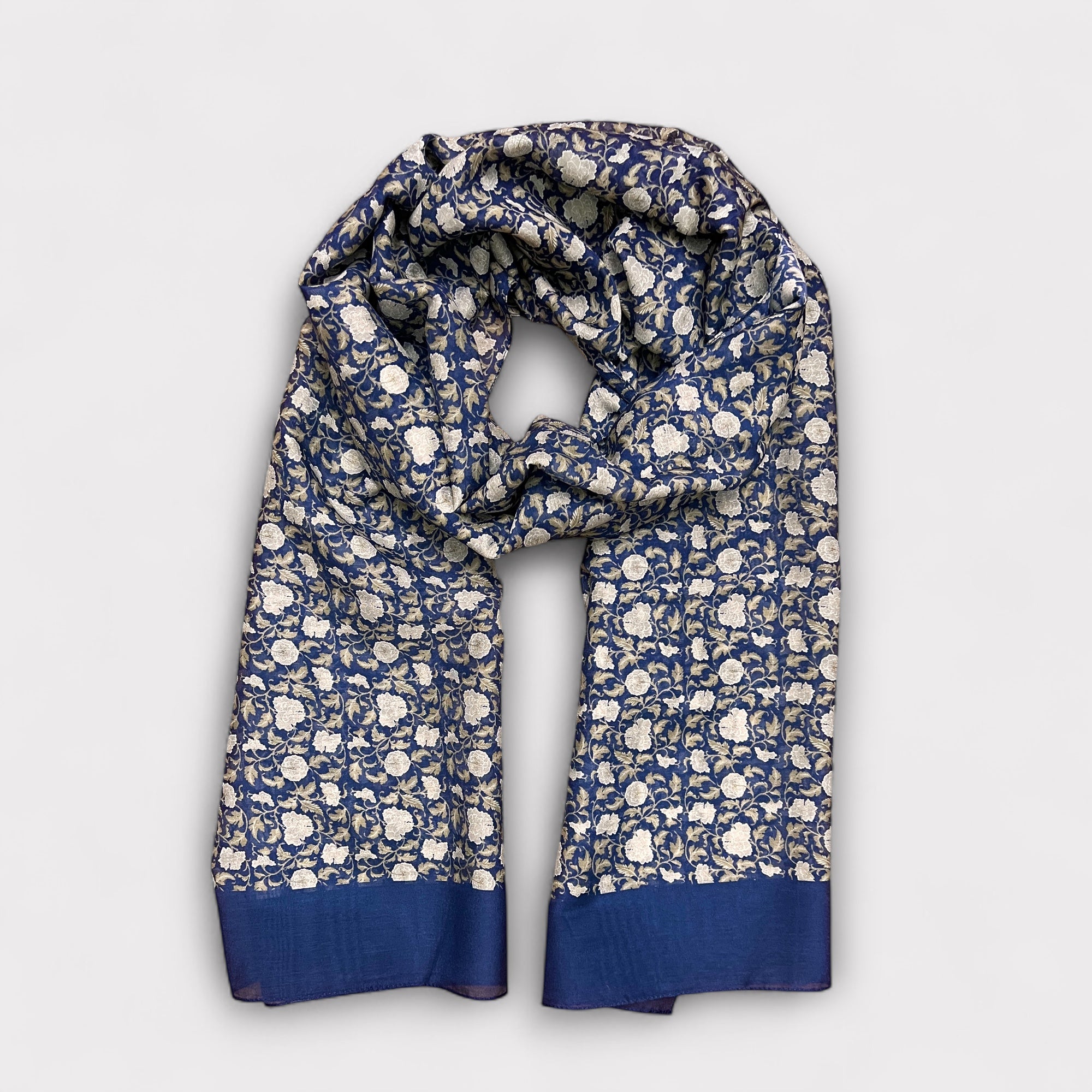 Sciarpa Unisex in Cotone e Seta 45x180 cm - Cappelleria Bacca