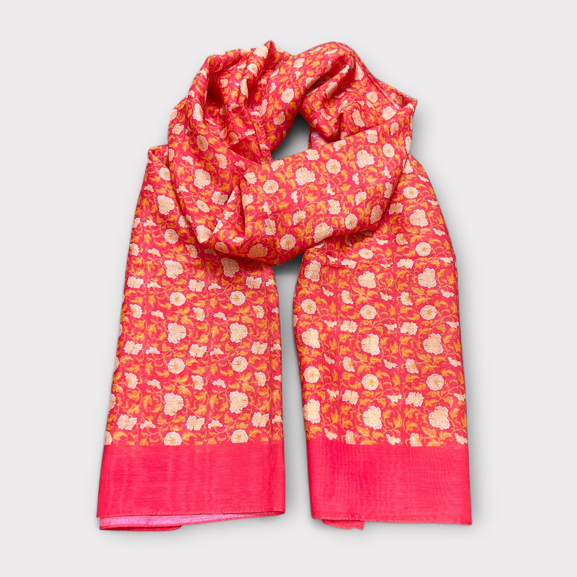 Sciarpa Unisex in Cotone e Seta 45x180 cm - Cappelleria Bacca