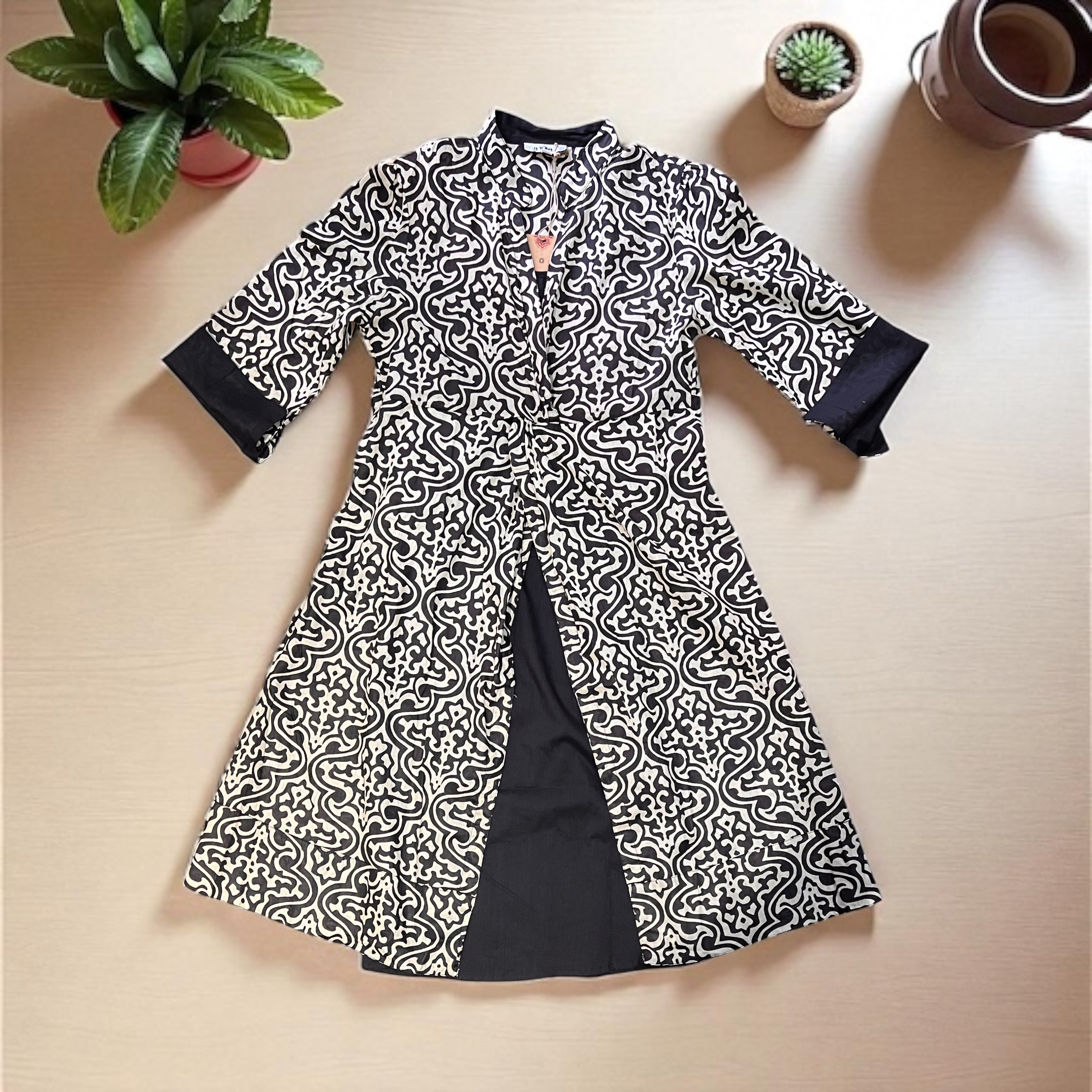 Vestito Doppio In Cotone