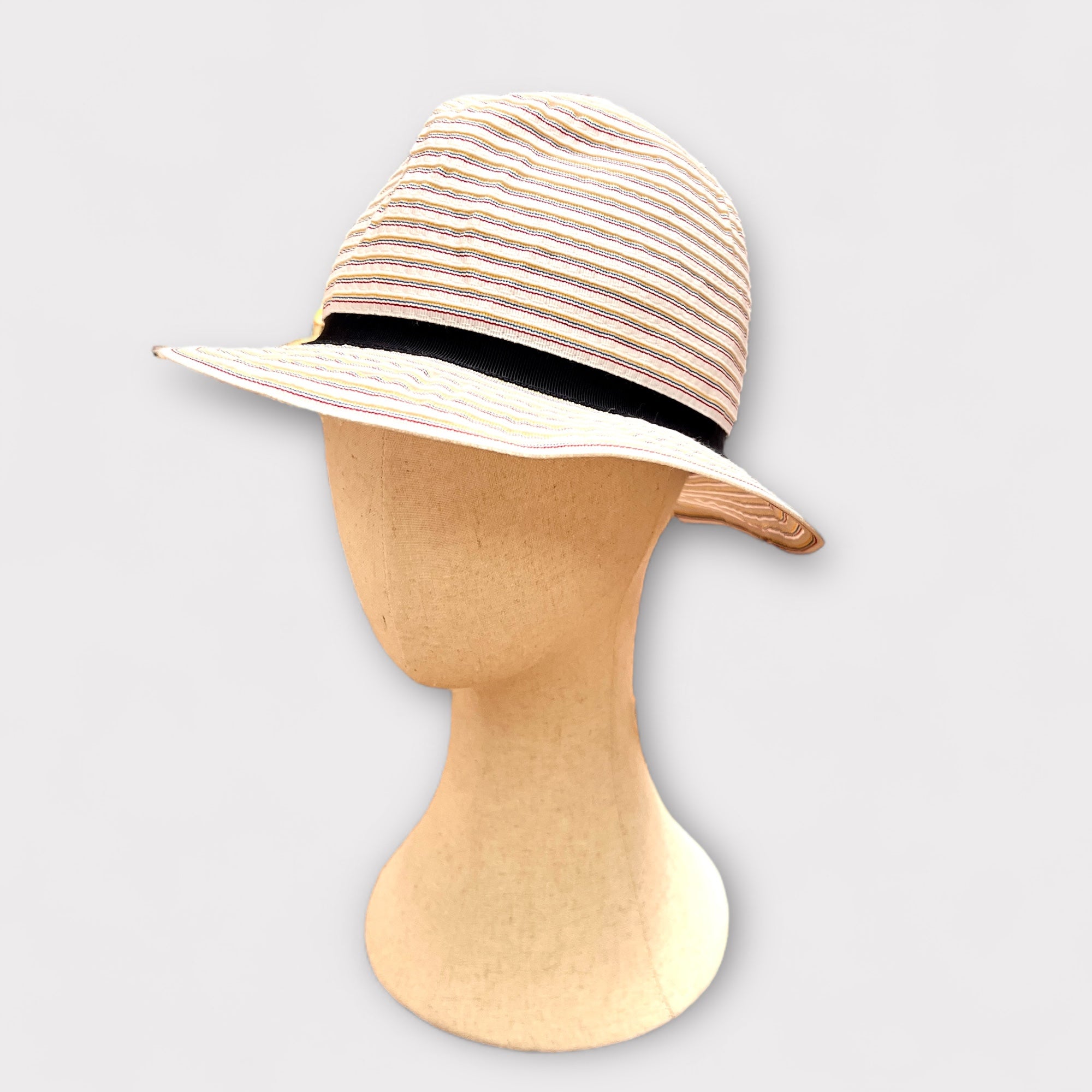 Cappello Trilby Estivo In Tessuto Grevi - Cappelleria Bacca