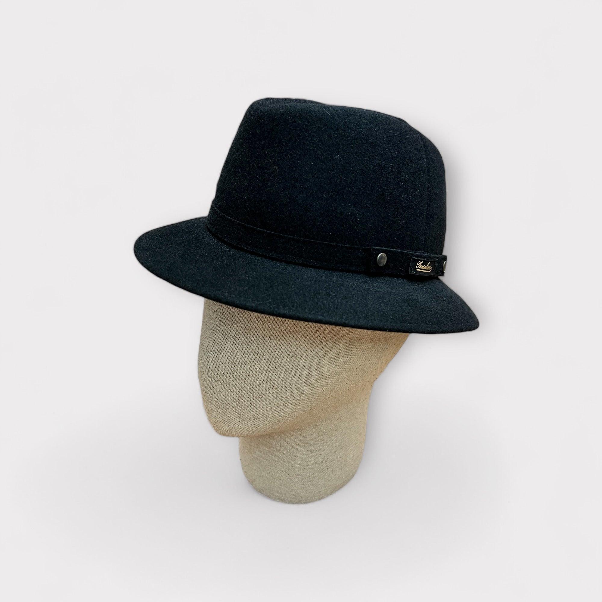 Cappello Borsalino Nero Pocket In Feltro Arrotolabile Traveller Alessandria - Cappelleria Bacca