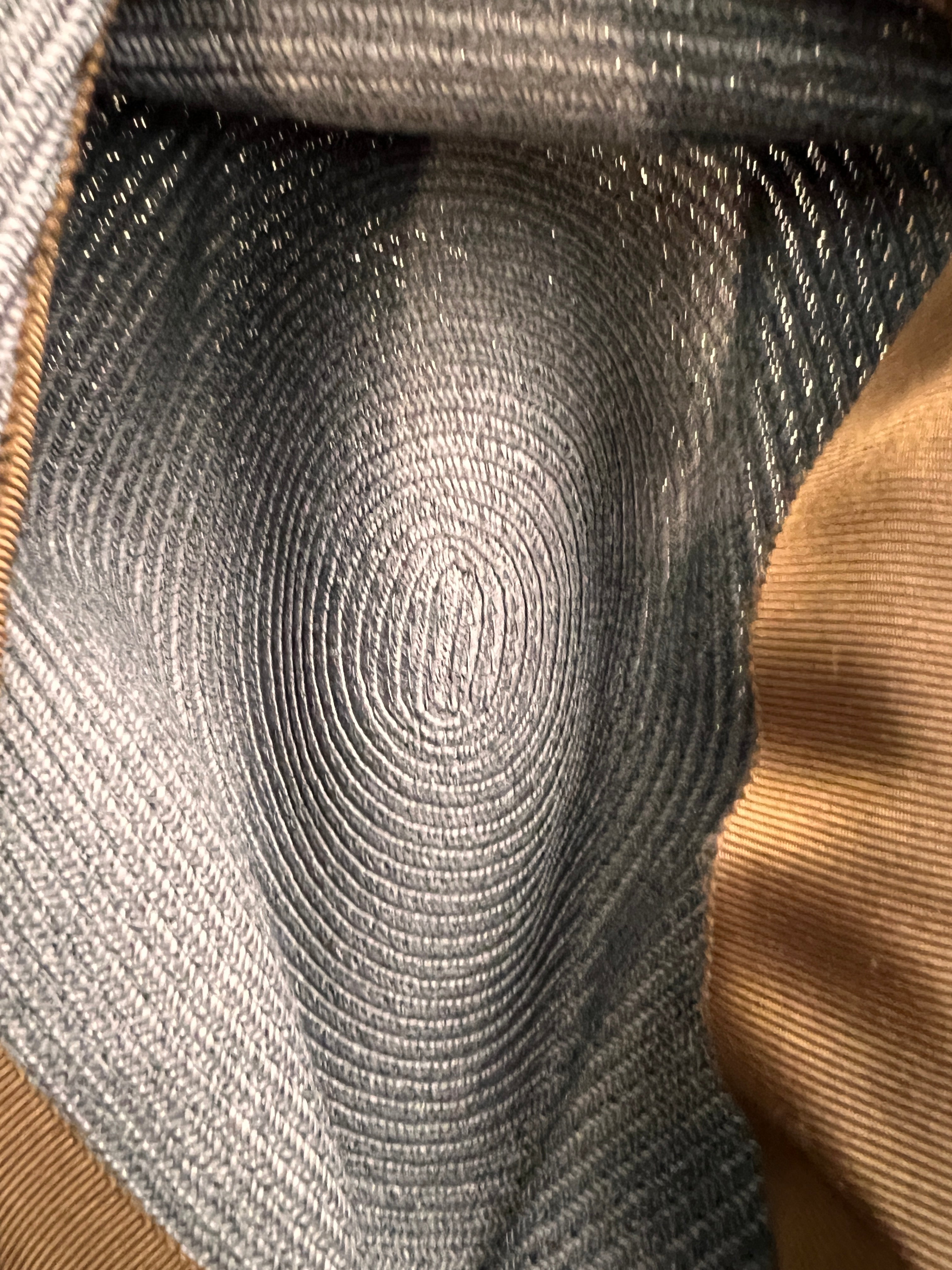 Cappello Grigio Nastro In Pizzo Nero Mature Ha - Cappelleria Bacca
