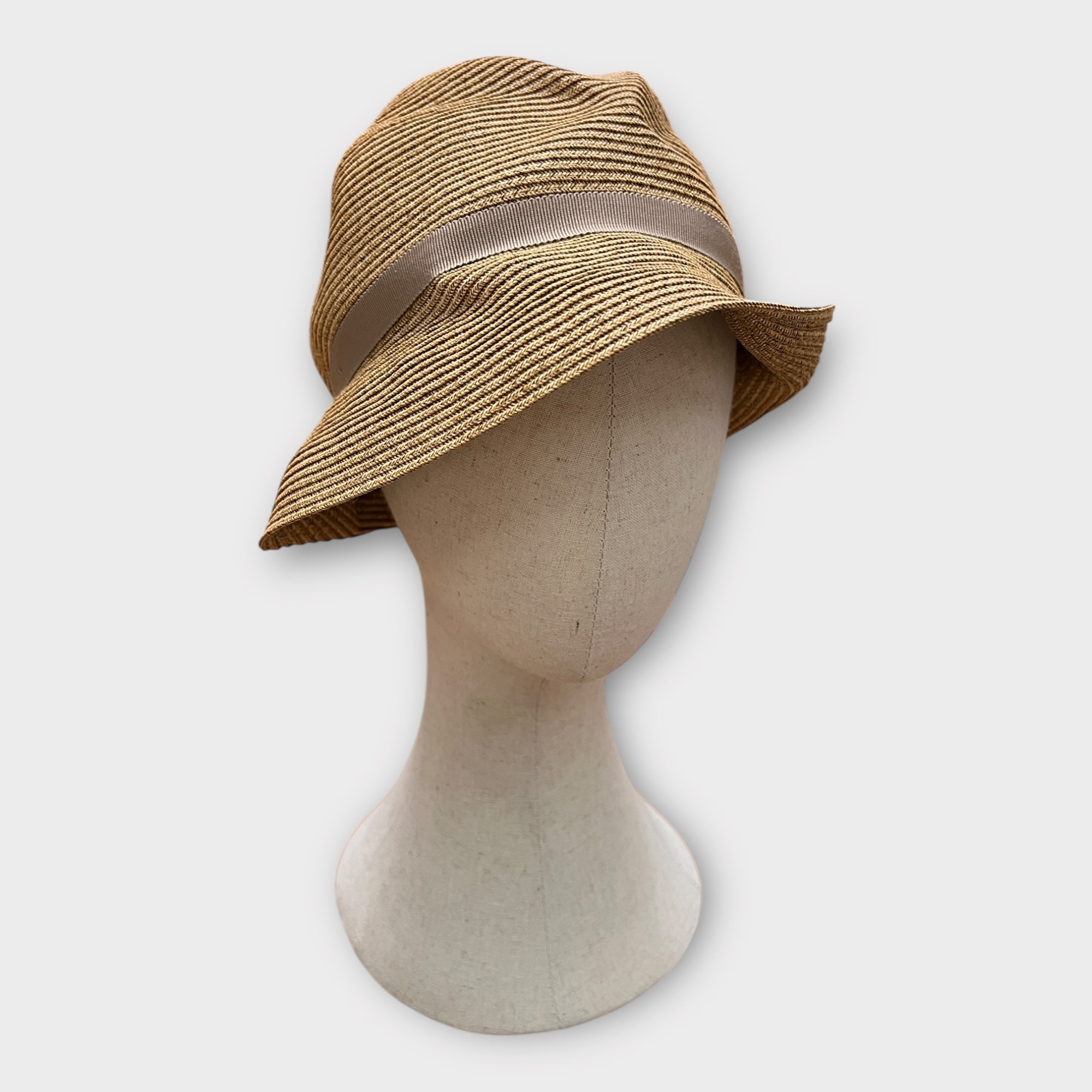 Cappello Unisex Ala Piccola Mature Ha In Paglia Pieghevole - Cappelleria Bacca