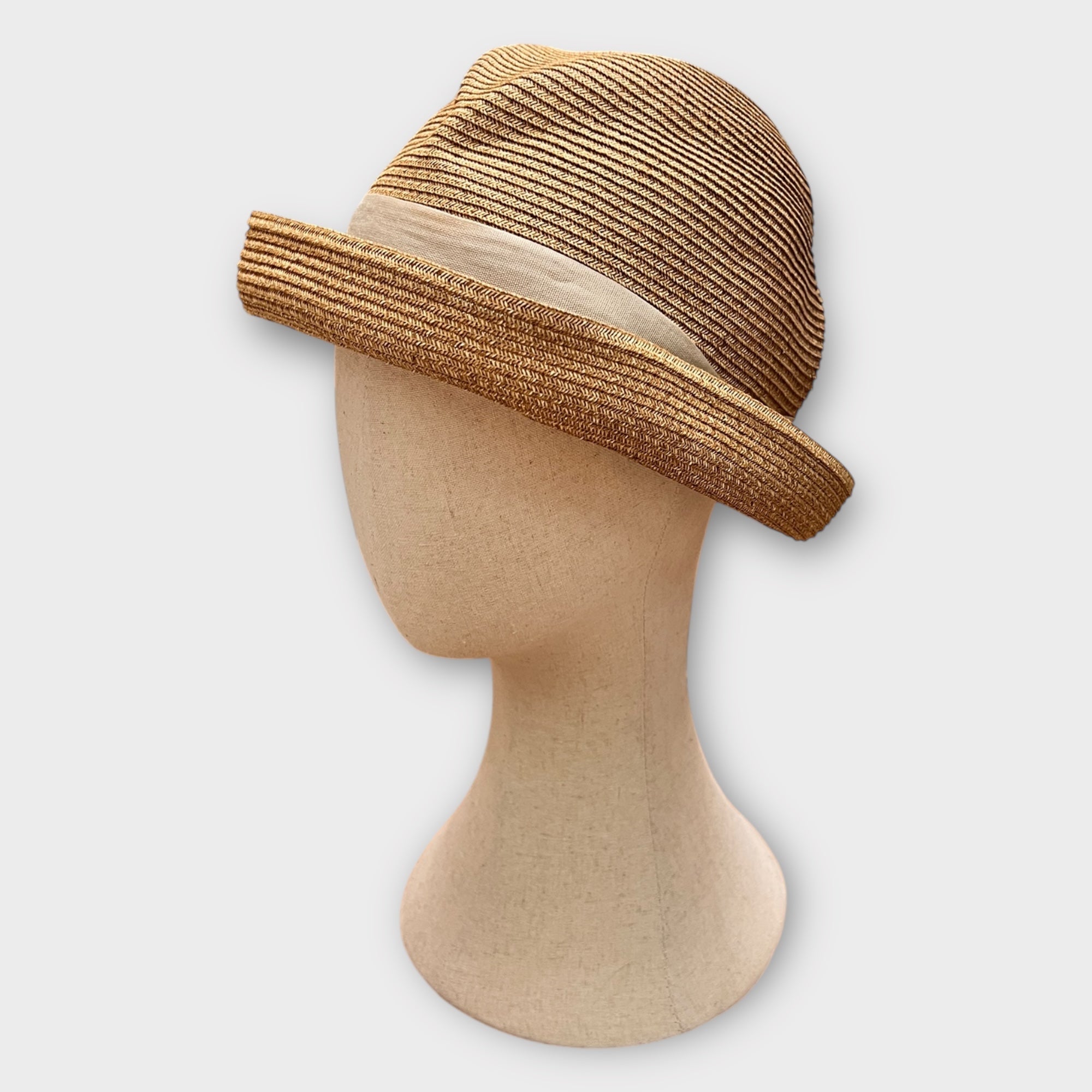 Cappello Unisex Ala Piccola Mature Ha In Paglia Pieghevole - Cappelleria Bacca