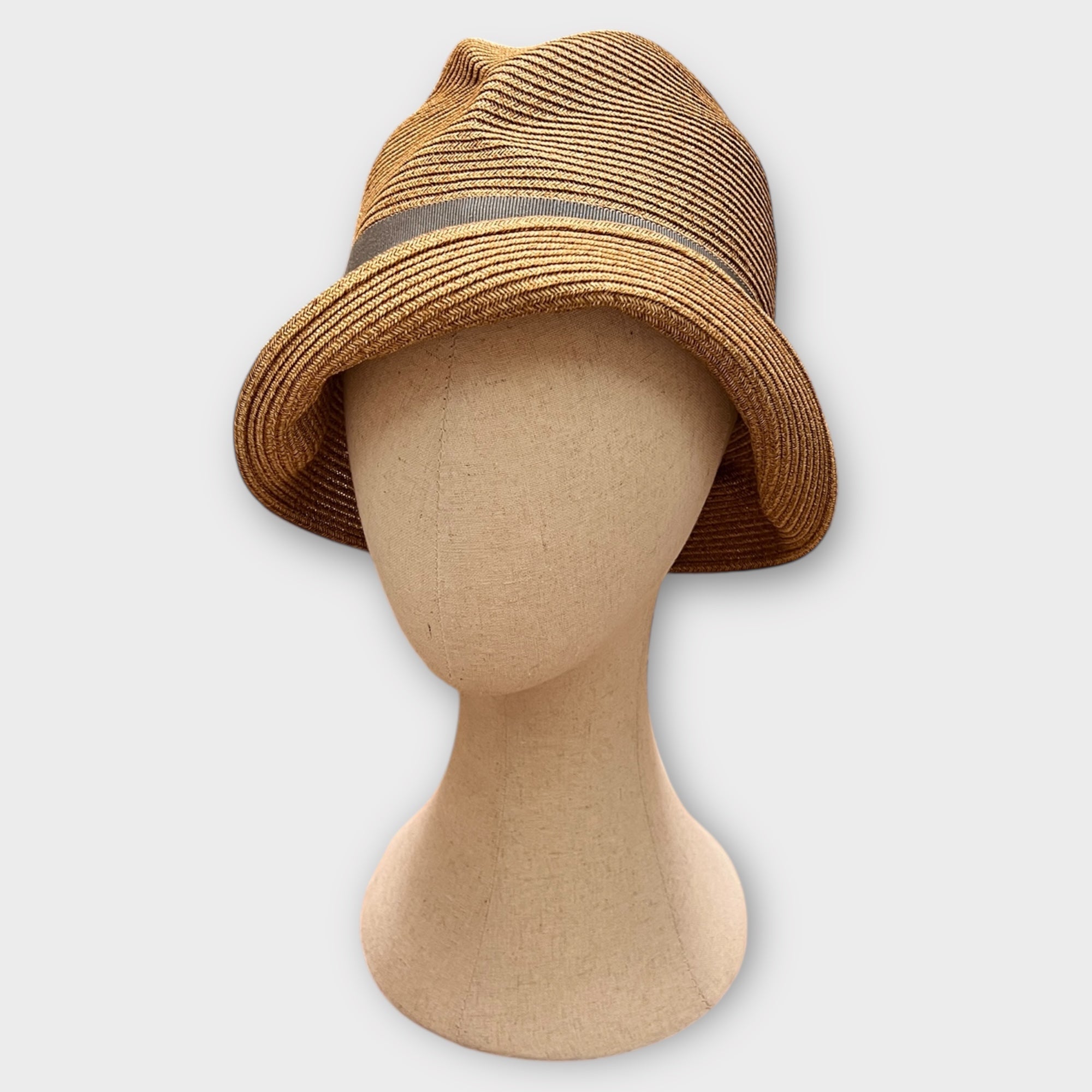Cappello Unisex Ala Piccola Mature Ha In Paglia Pieghevole - Cappelleria Bacca