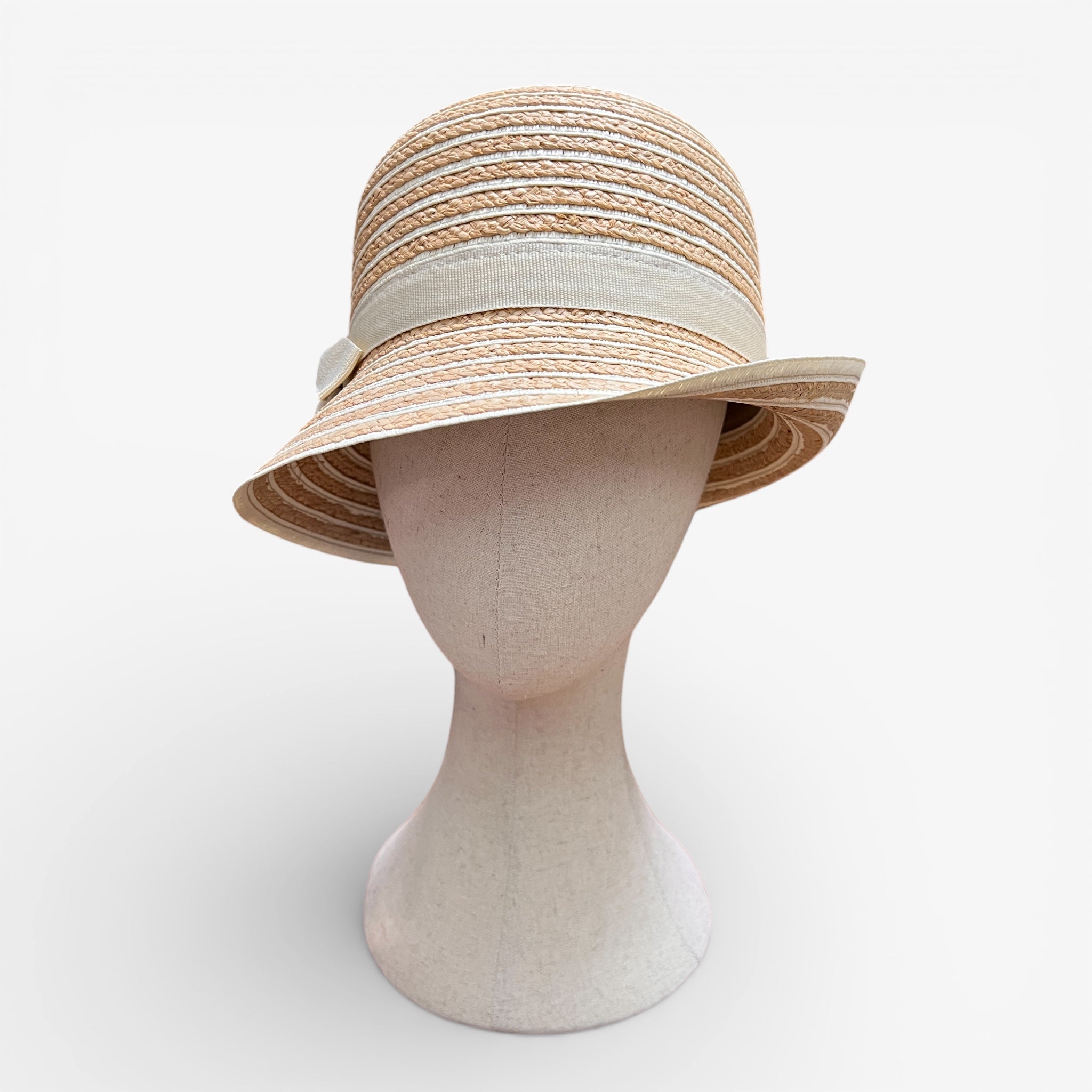 Cappello Estivo Cloche Asimmetrica In Paglia - Cappelleria Bacca