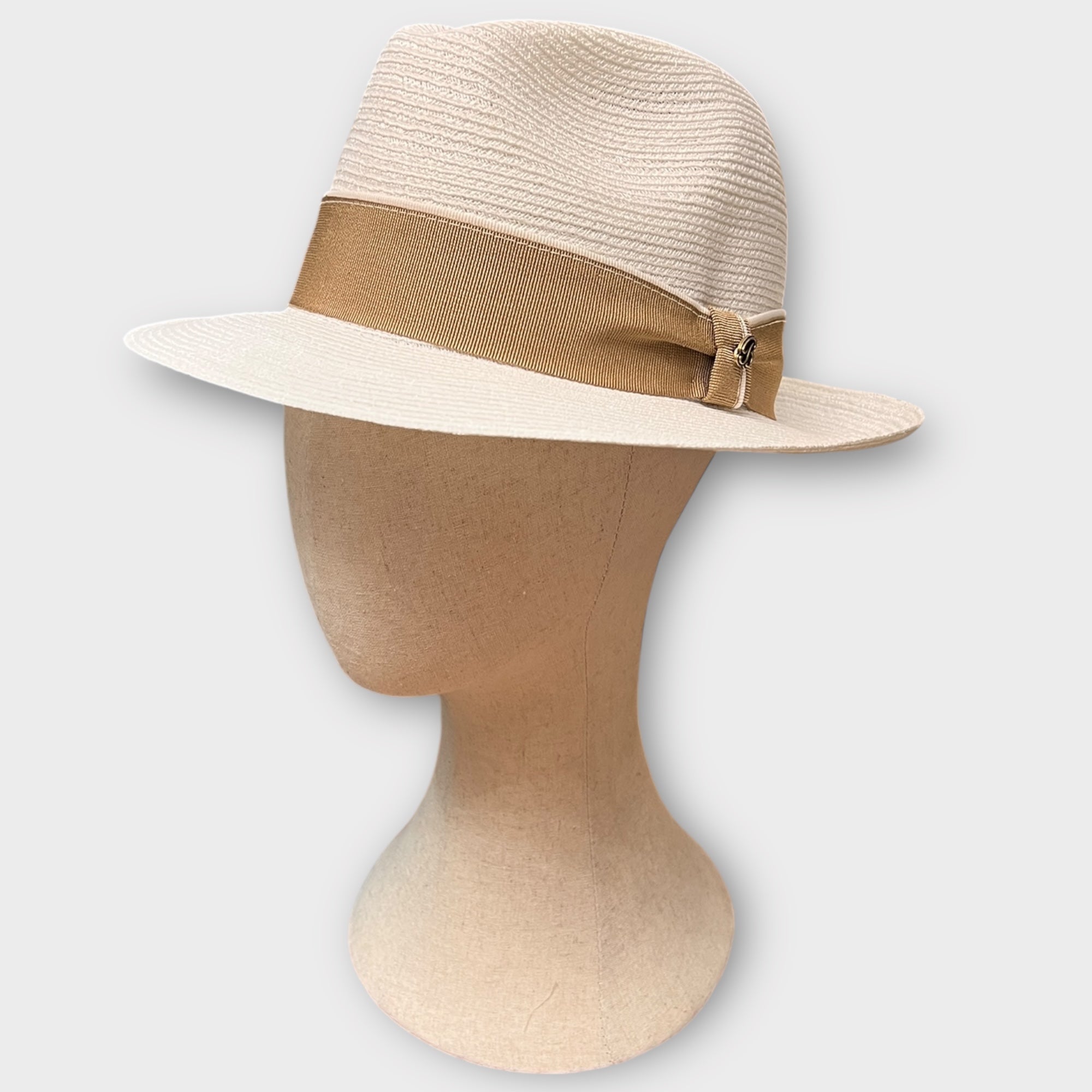 Cappello Fedora In Paglia Ala Media - Cappelleria Bacca