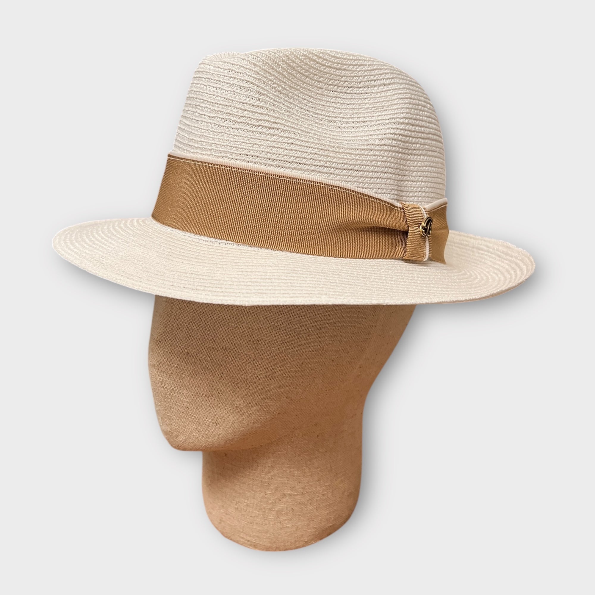 Cappello Fedora In Paglia Ala Media - Cappelleria Bacca