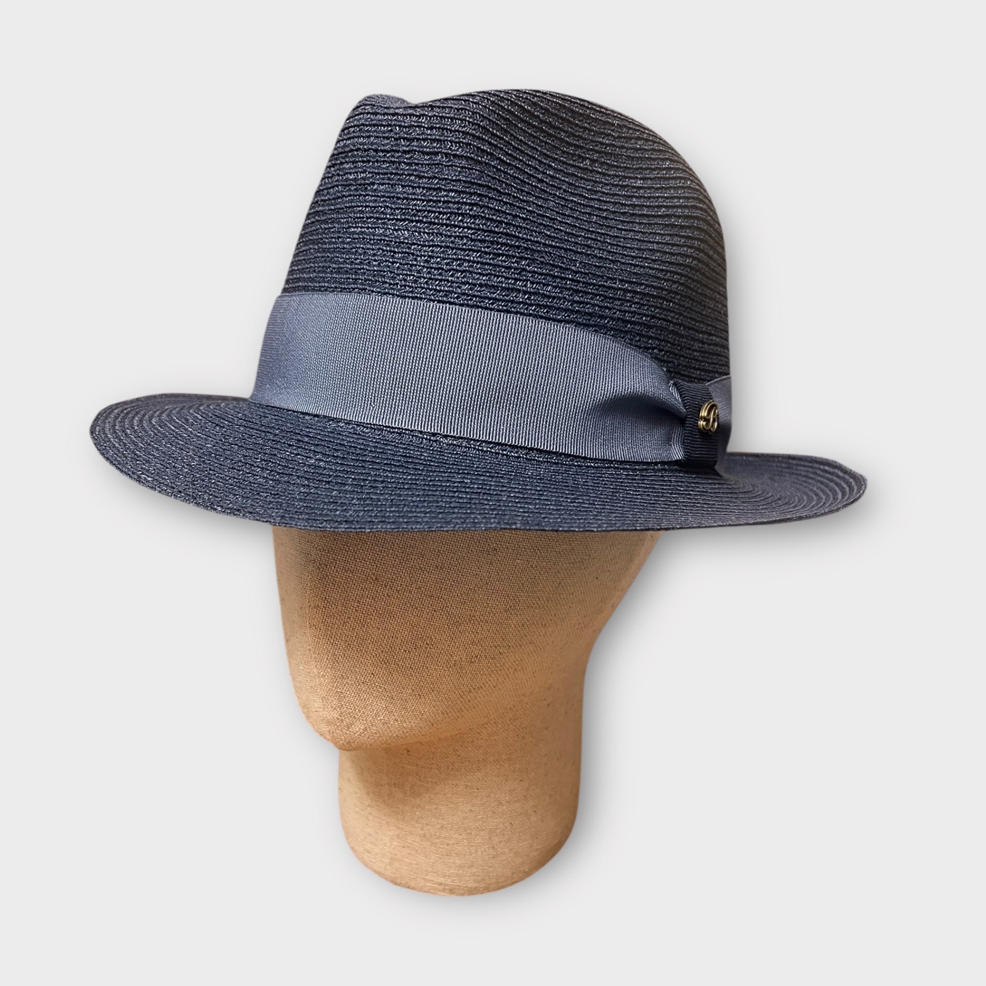 Cappello Fedora In Paglia Ala Media - Cappelleria Bacca