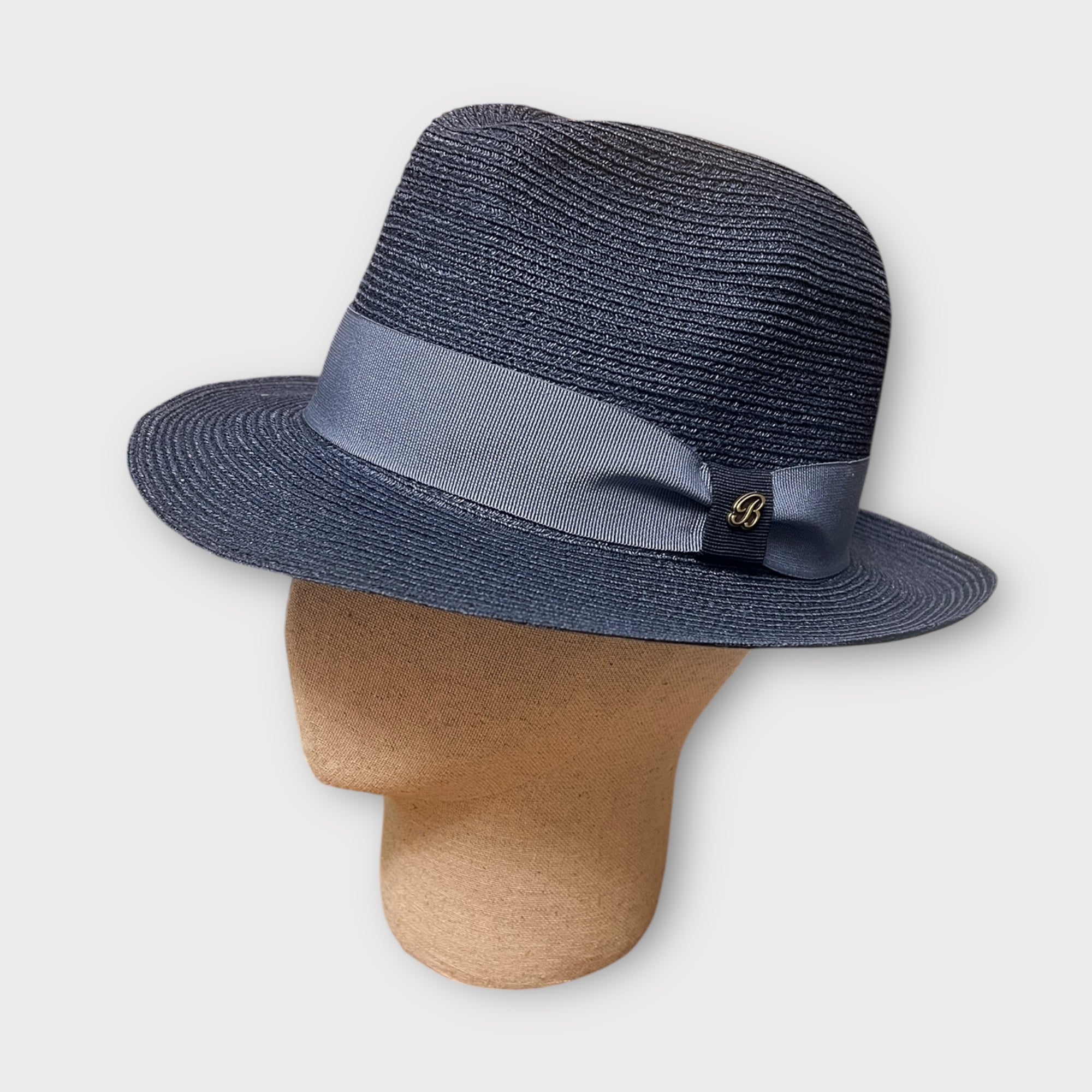 Cappello Fedora In Paglia Ala Media - Cappelleria Bacca