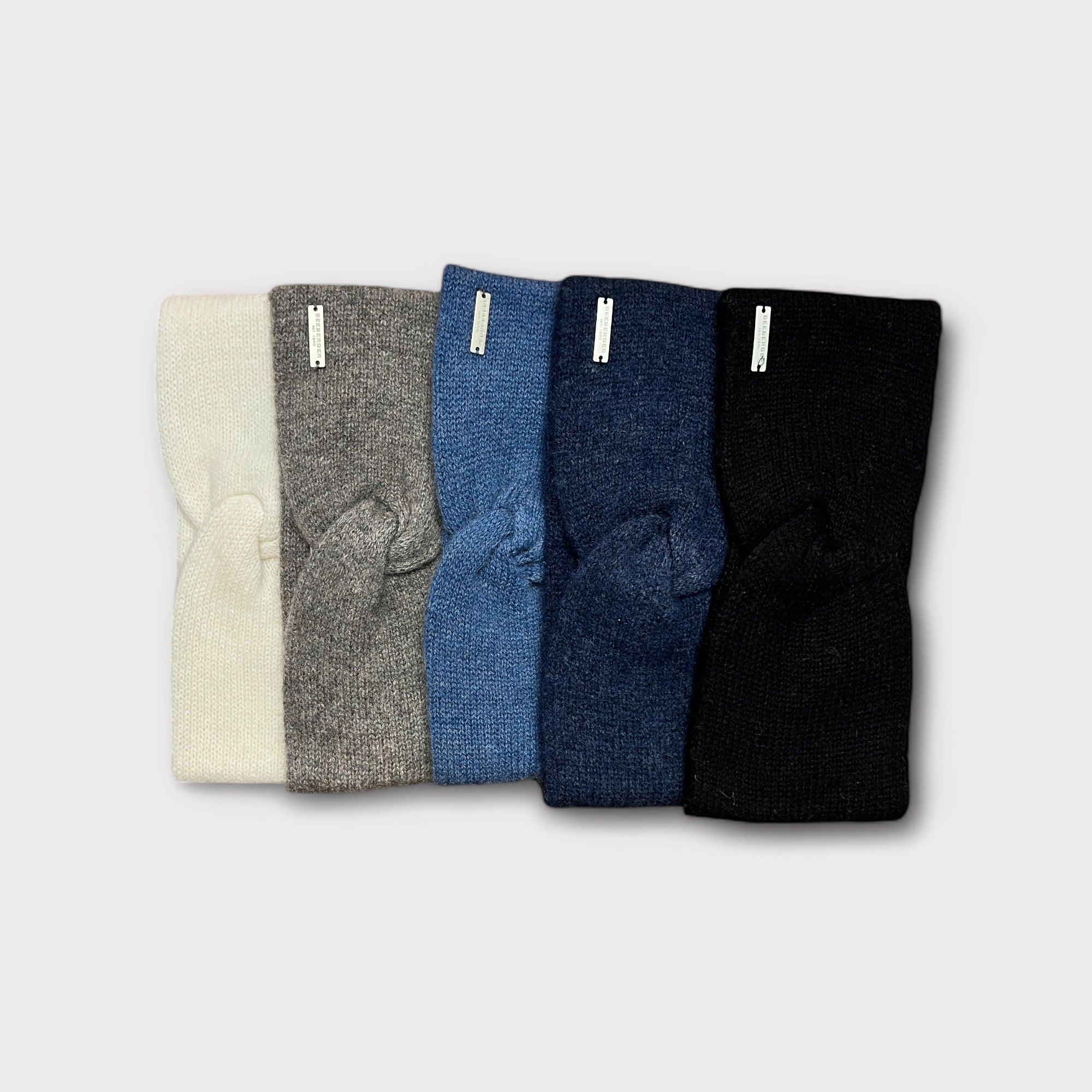 Fascia invernale con incrocio 100% cashmere Seeberger - Cappelleria Bacca