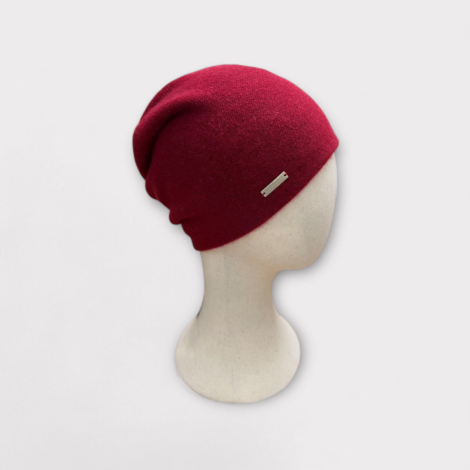 Beanie-Mütze aus reinem Kaschmir