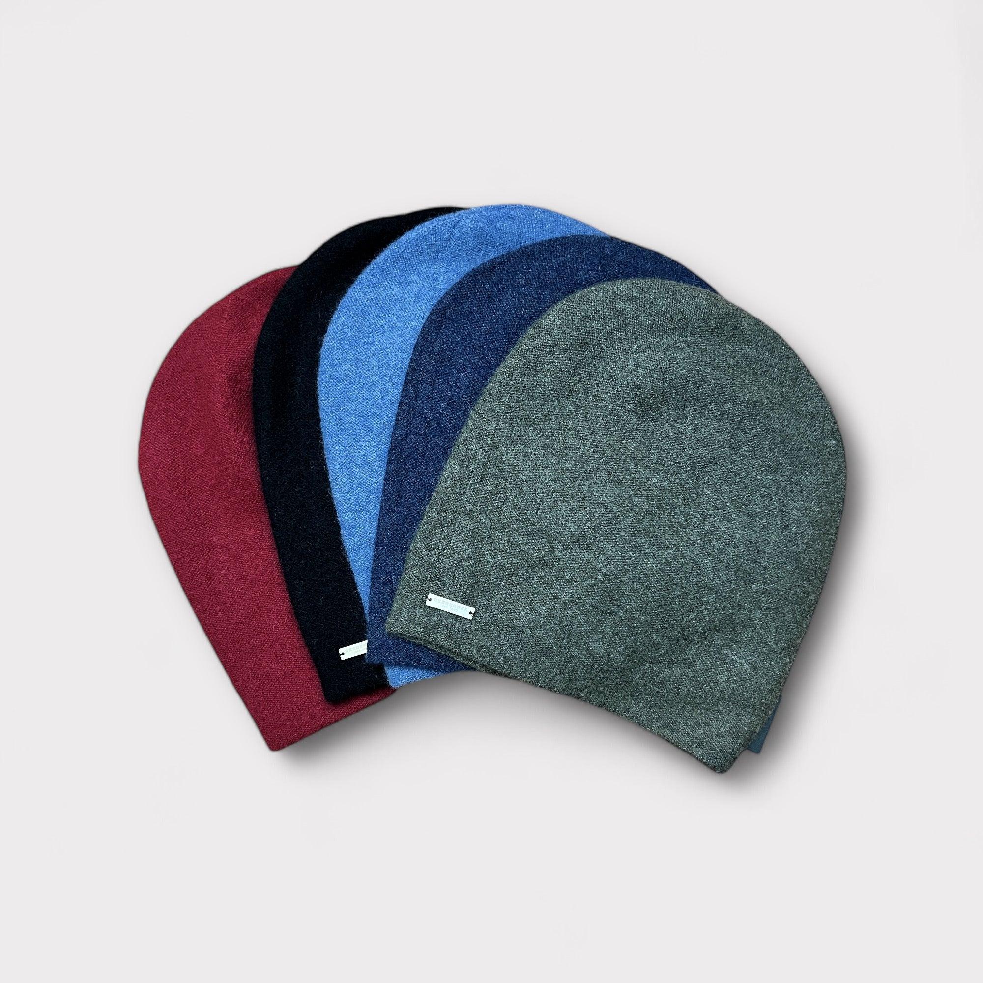 Beanie-Mütze aus reinem Kaschmir