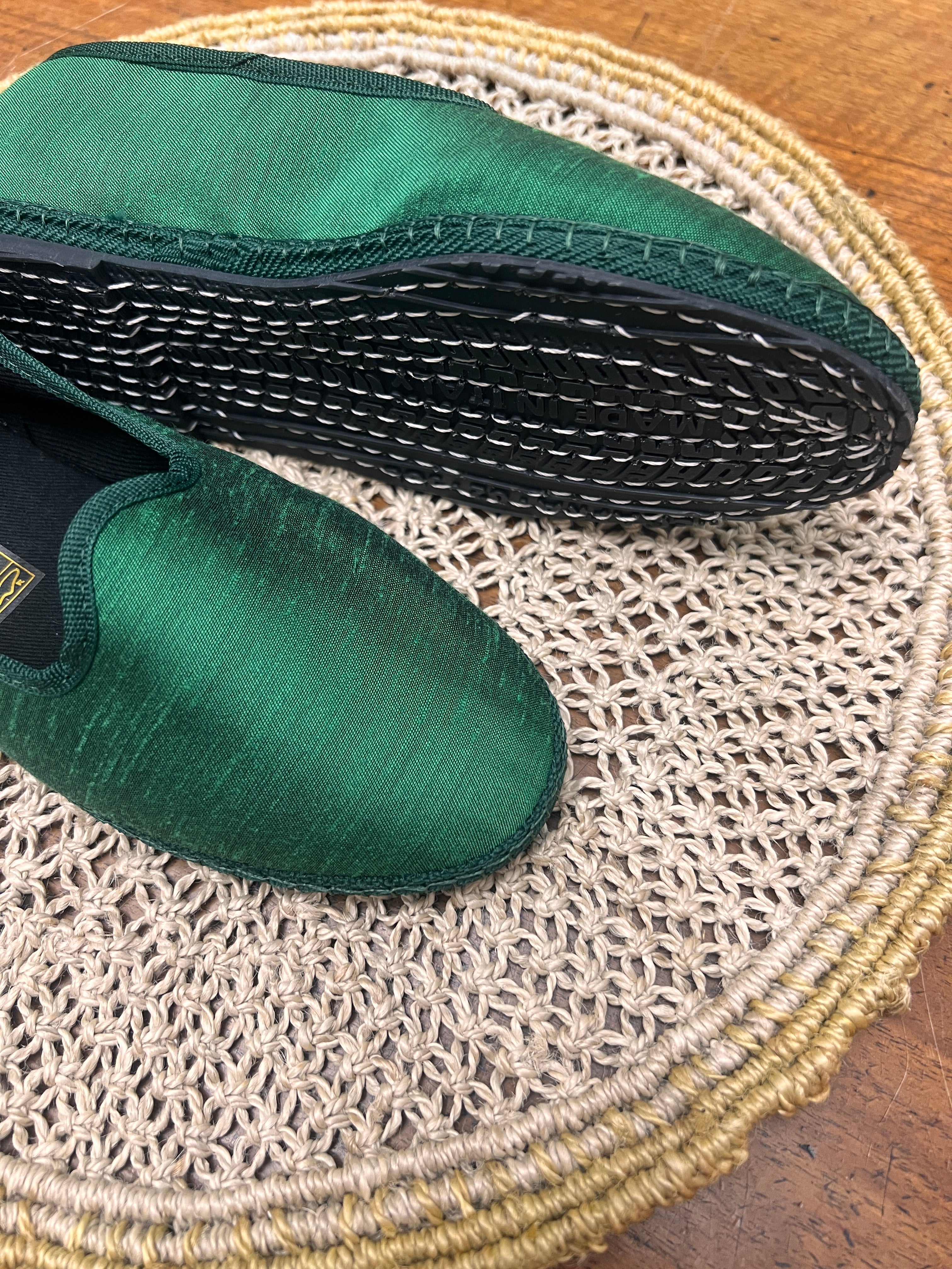 Friulane Scarpe Originali Shantung Verde - Cappelleria Bacca