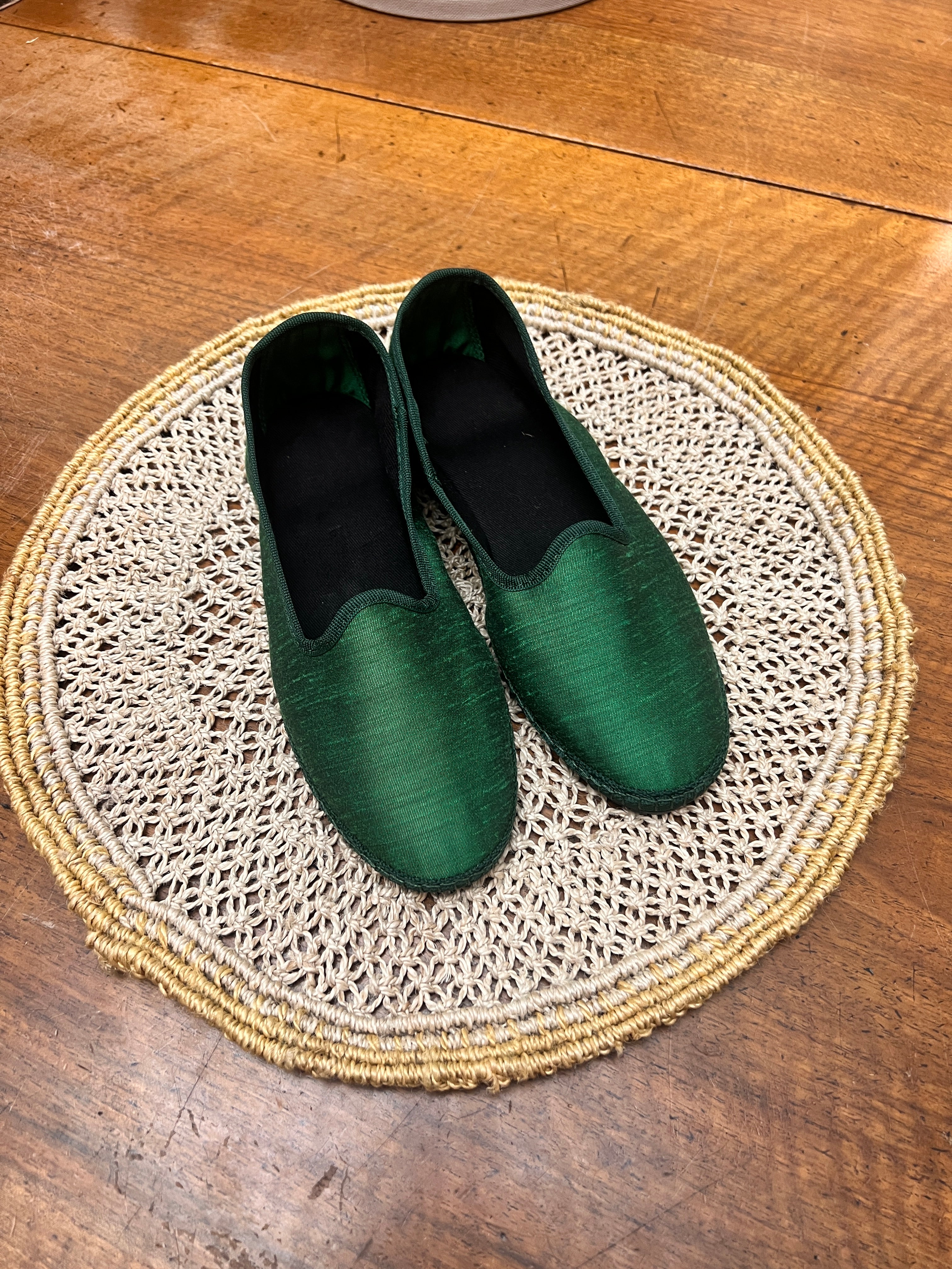 Friulane Scarpe Originali Shantung Verde - Cappelleria Bacca
