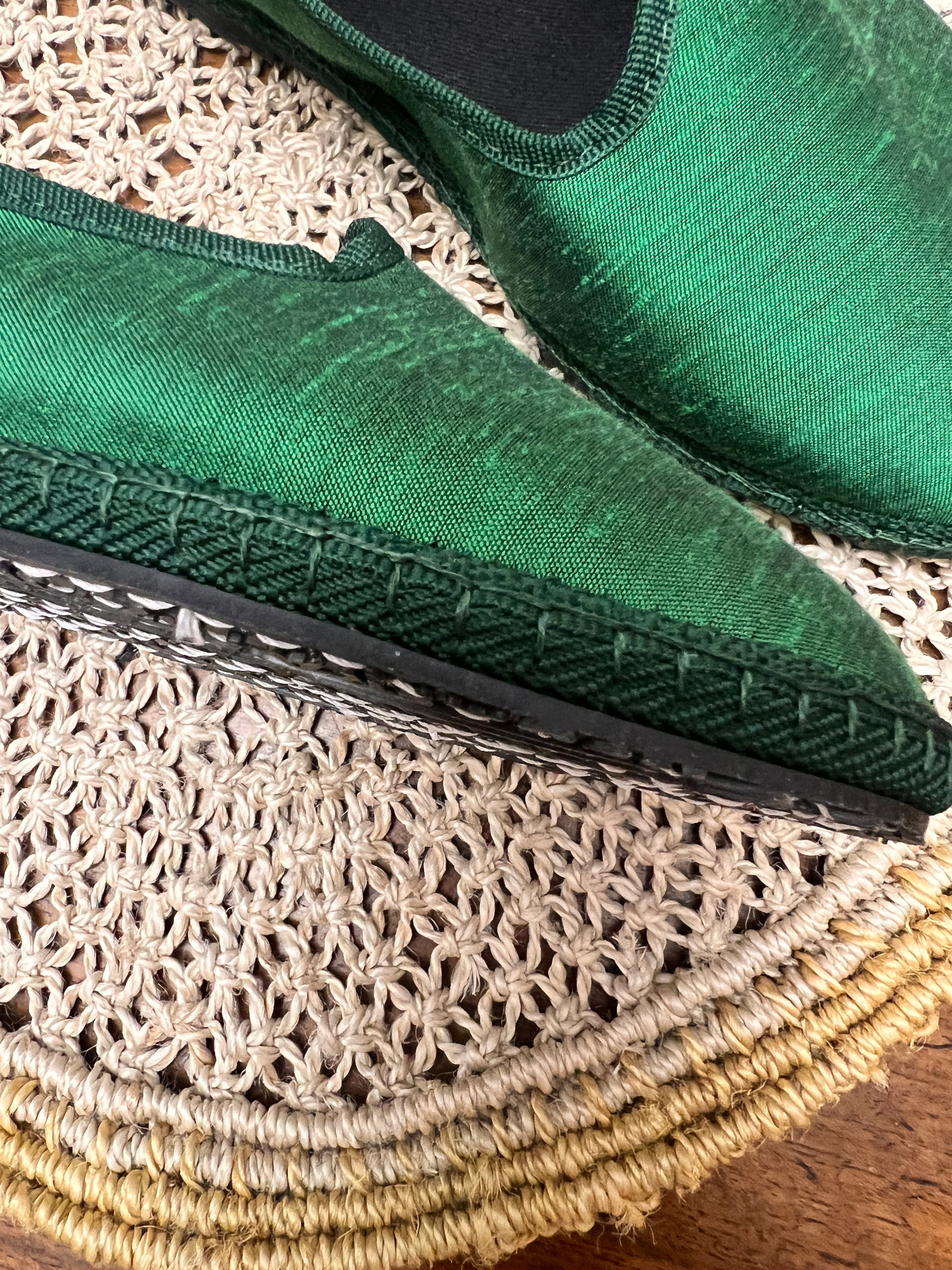 Friulane Scarpe Originali Shantung Verde - Cappelleria Bacca
