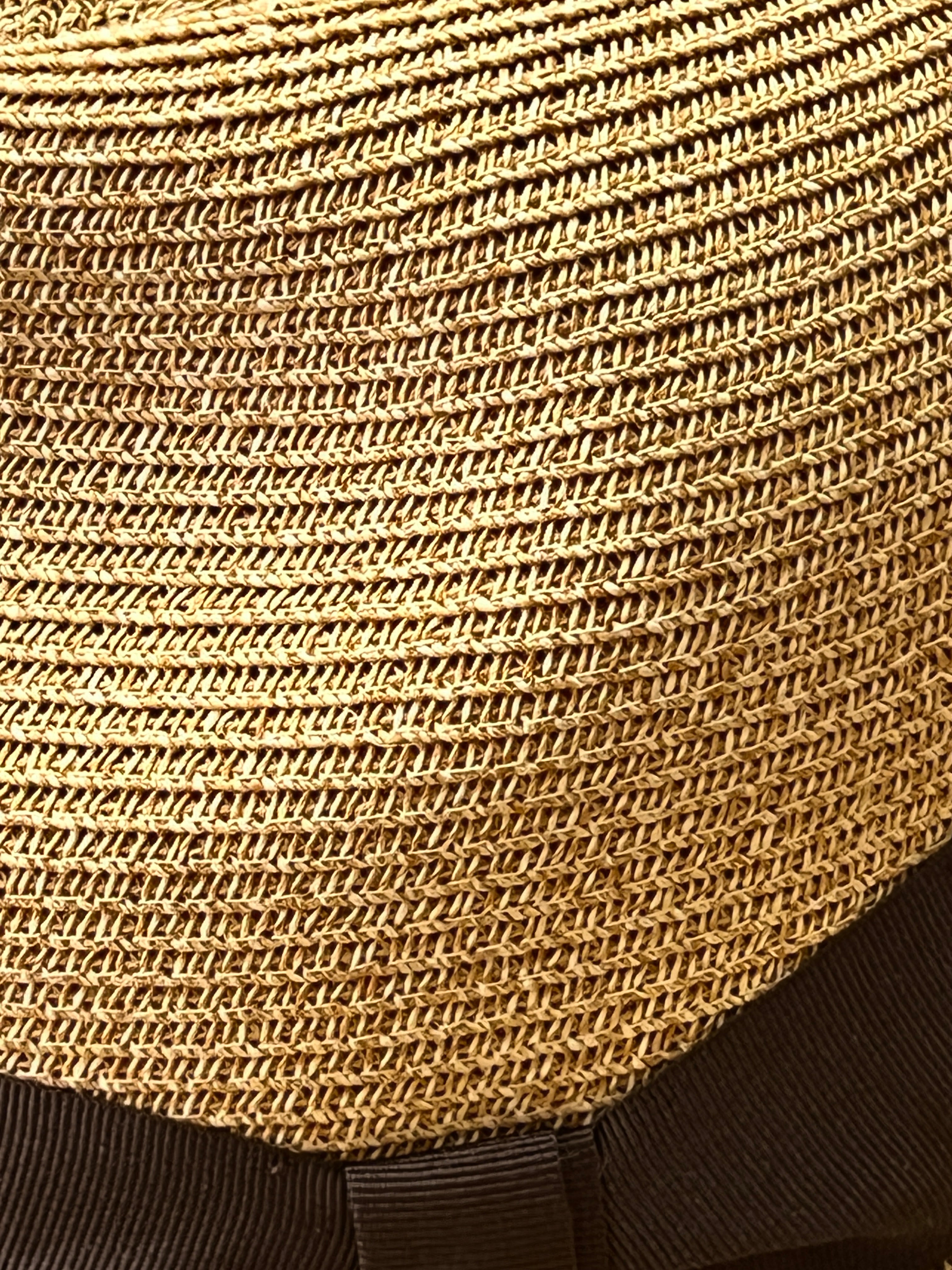 Cappello Fedora Estivo In Paglia Nastro Marrone - Cappelleria Bacca