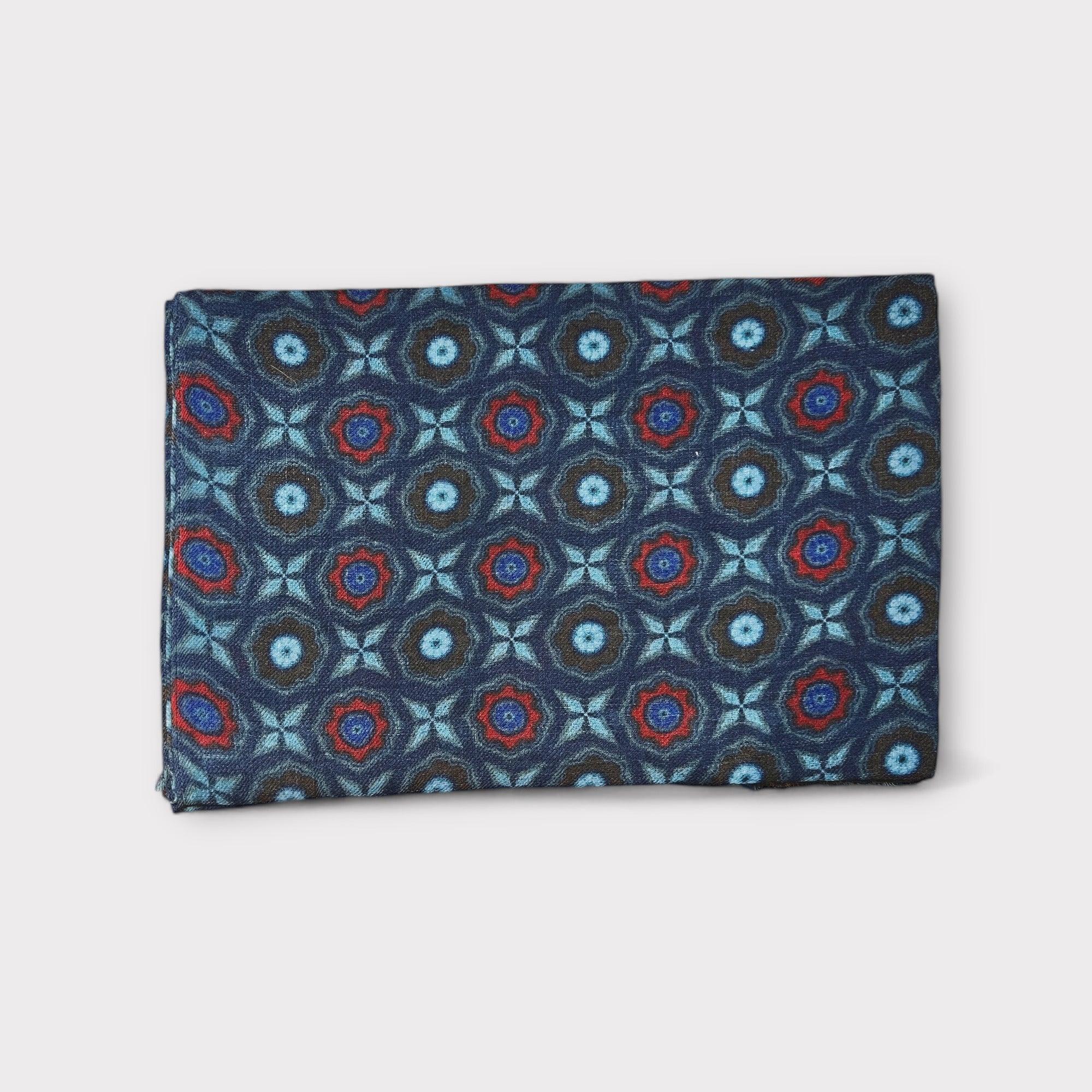 Sciarpa blu in lana sottile - Cappelleria Bacca