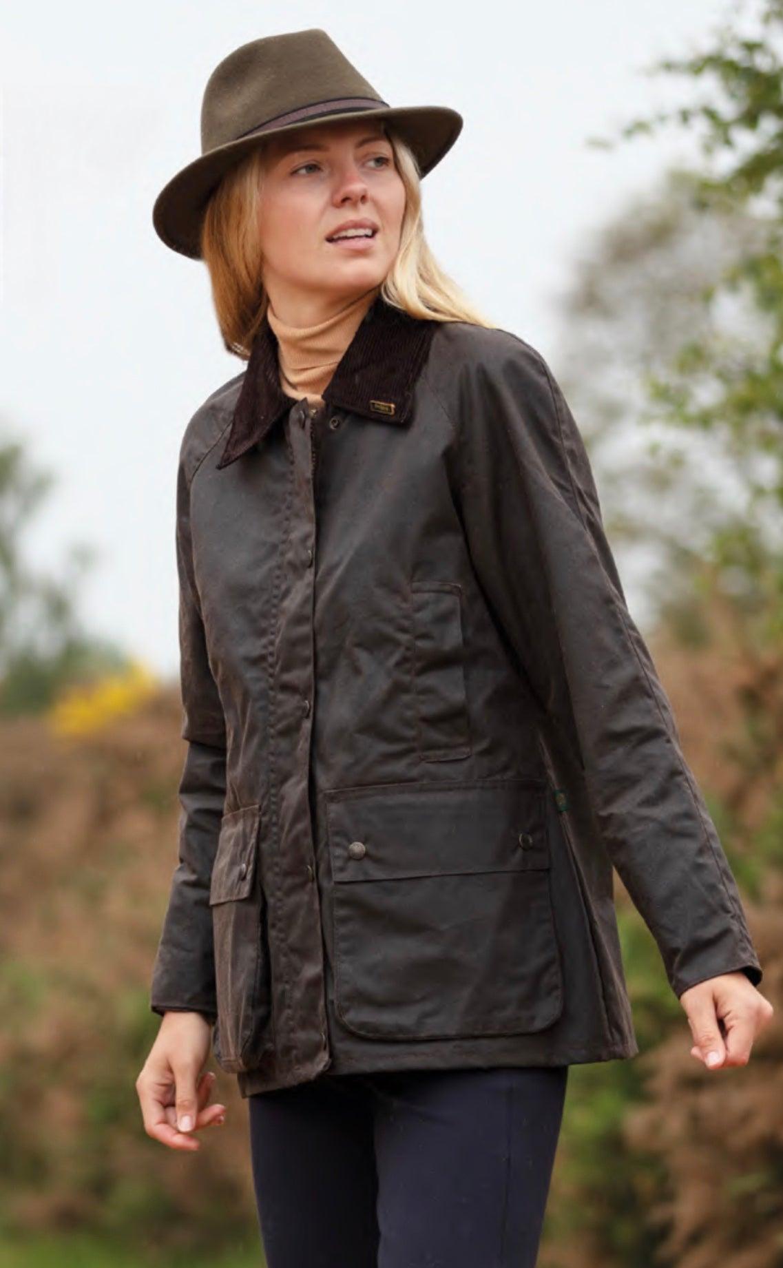 Giacca Countrygirl Wax Jacket Oxford Blue - Cappelleria Bacca