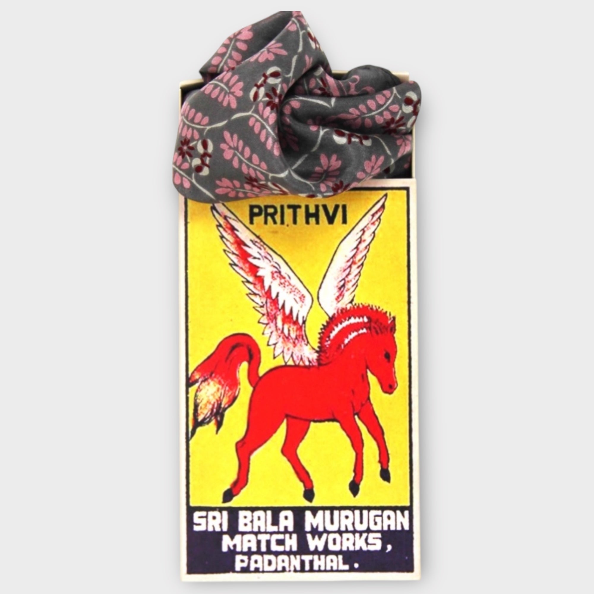 Foulard In Pura Seta 50 x 50 cm Albertine In Scatola Vintage - Cappelleria Bacca