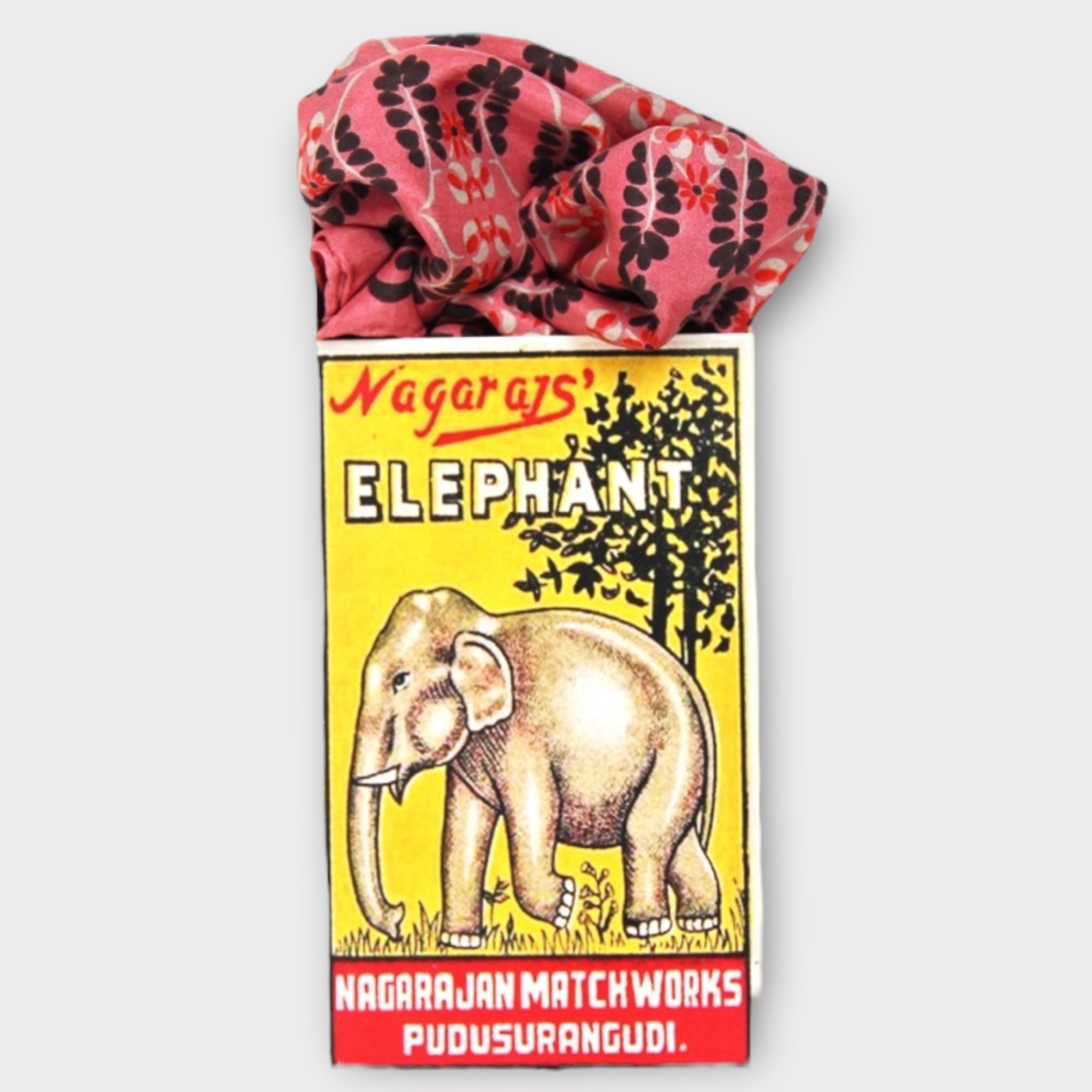 Foulard In Pura Seta 50 x 50 cm Albertine In Scatola Vintage - Cappelleria Bacca