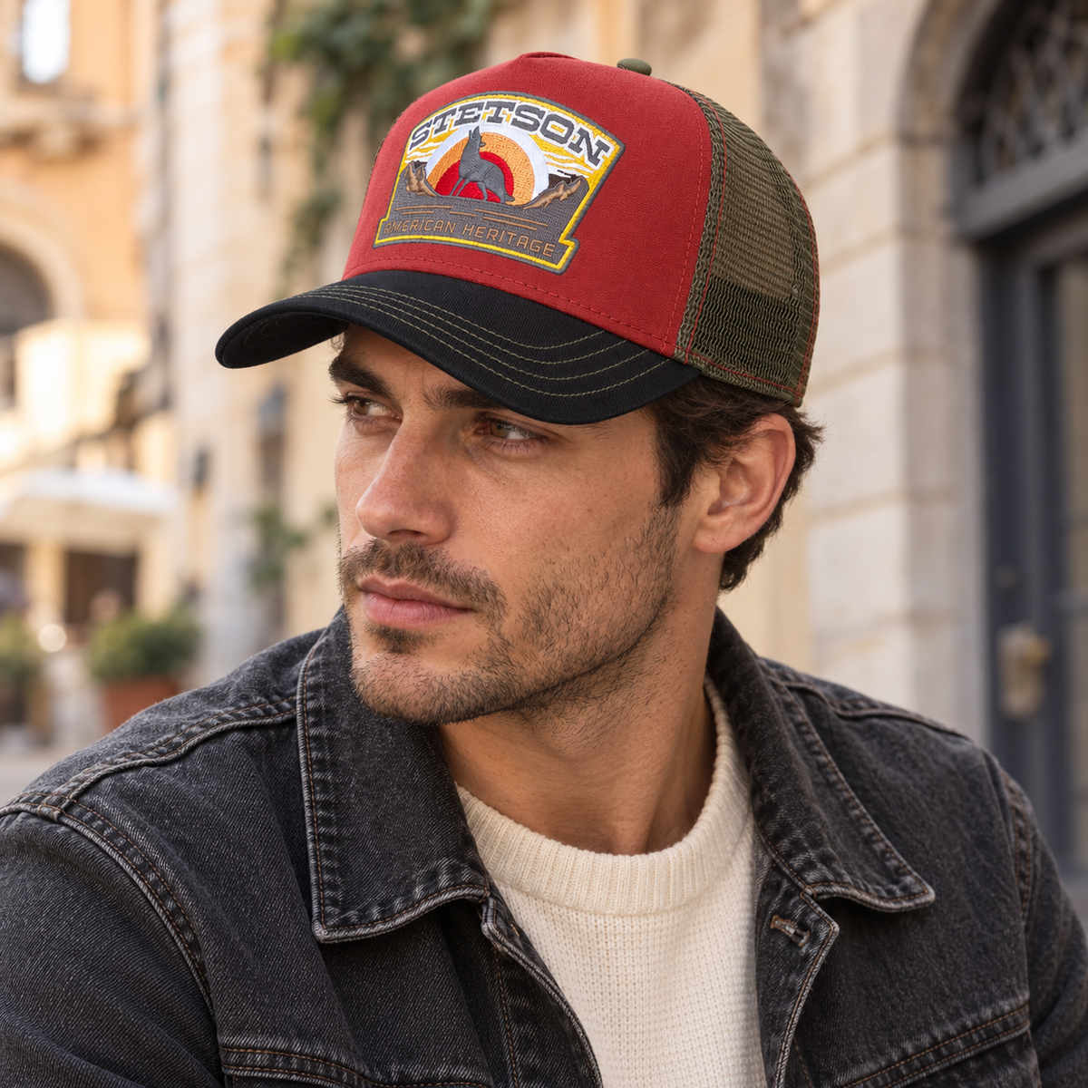 Baseball Trucker Cap Stetson Wolf