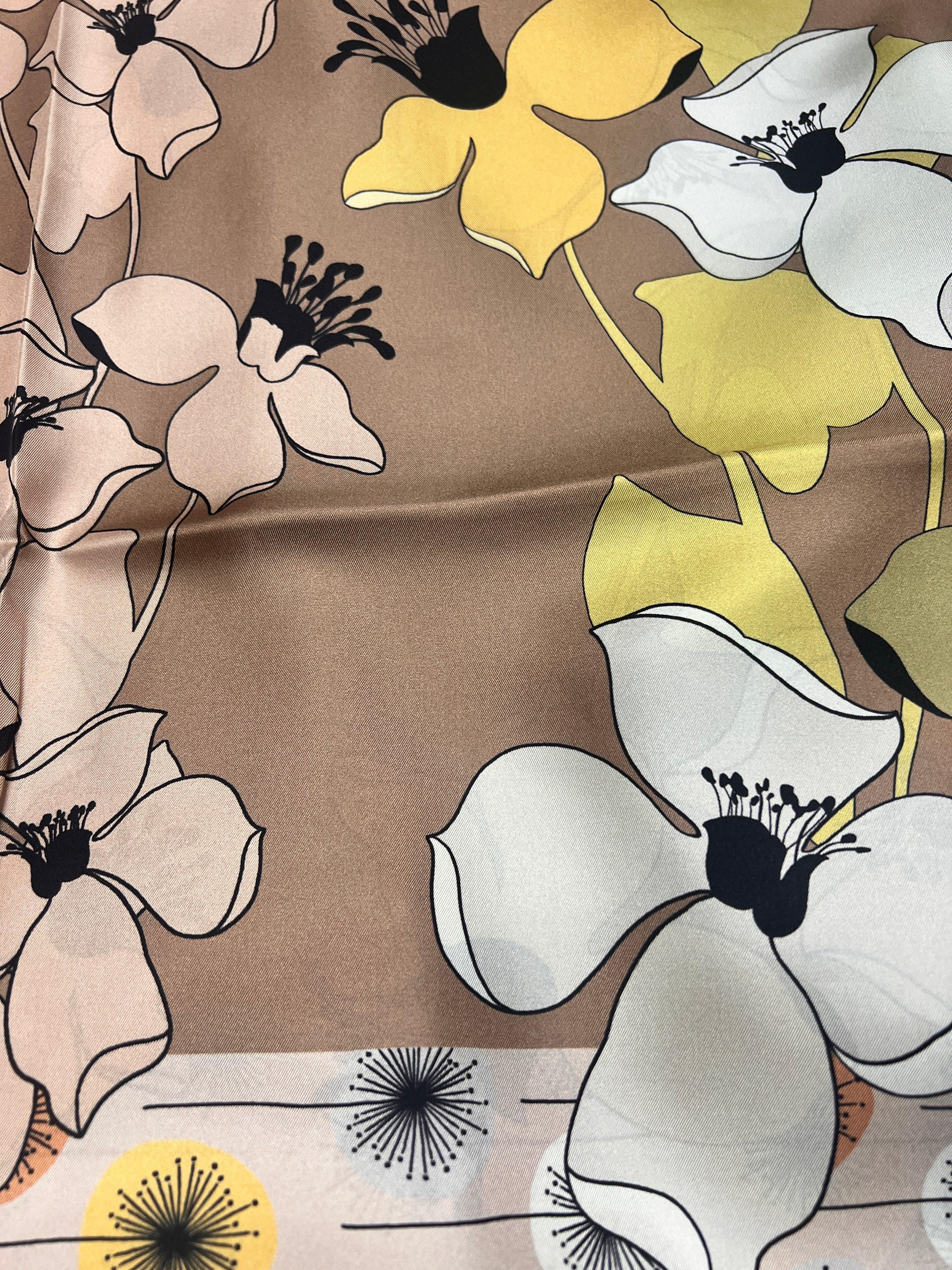 Foulard in Pura Seta 90x90 cm - Cappelleria Bacca