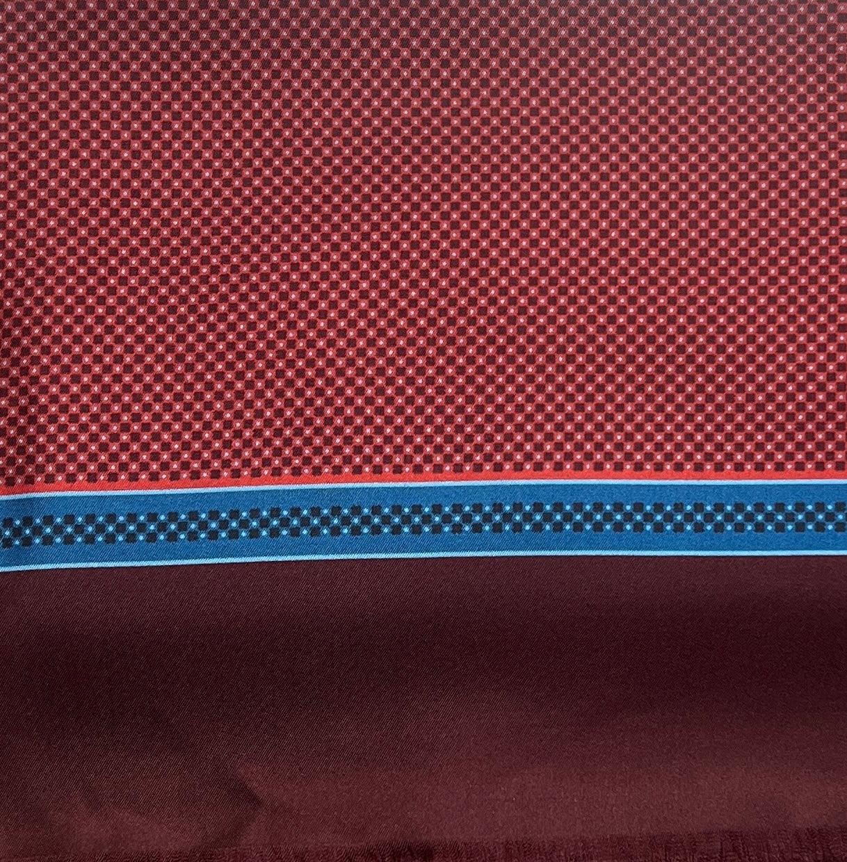Sciarpa Uomo In Twill di Pura Seta 33 x 180cm cm