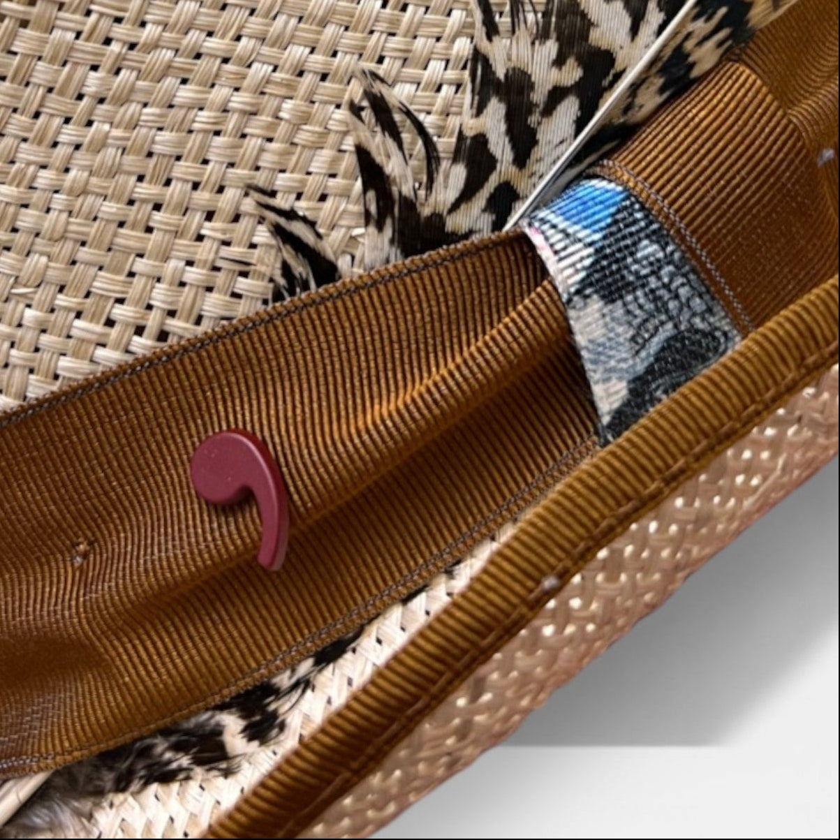 Cappello Cilindro Unisex in Paglia Sisal intrecciata Alfonso D'Este - Cappelleria Bacca