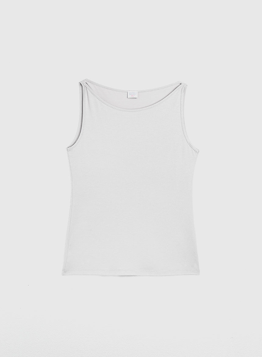 Top Collo A Barchetta Jersey Di Viscosa - Cappelleria Bacca
