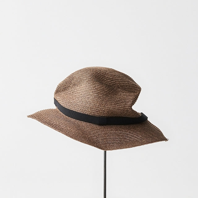 Cappello Estivo Boxed Hat Donna In Paglia Pieghevole - Mature Ha -Ala 6,5 cm