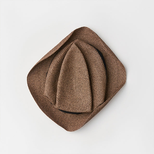 Cappello Estivo Boxed Hat Donna In Paglia Pieghevole - Mature Ha -Ala 6,5 cm
