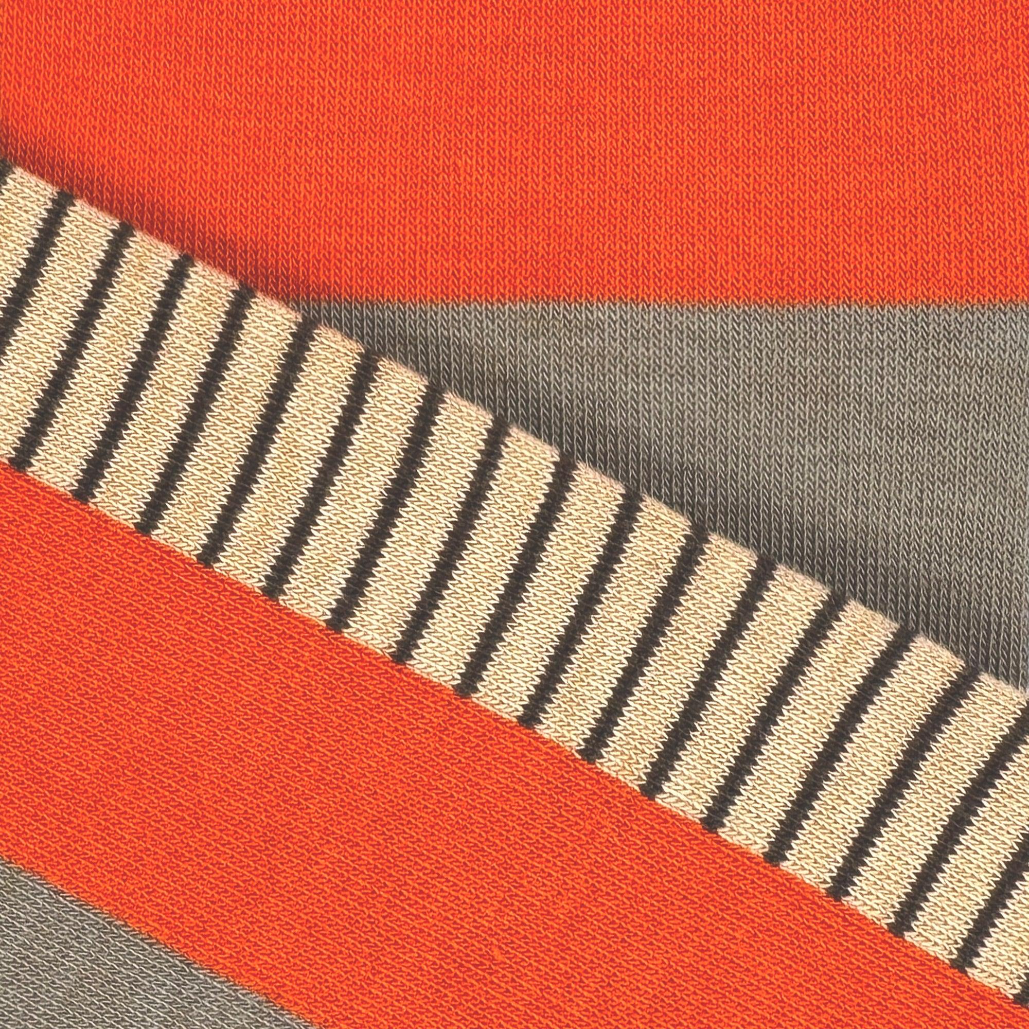 Calzini Spaiati Orange-Border - Cappelleria Bacca