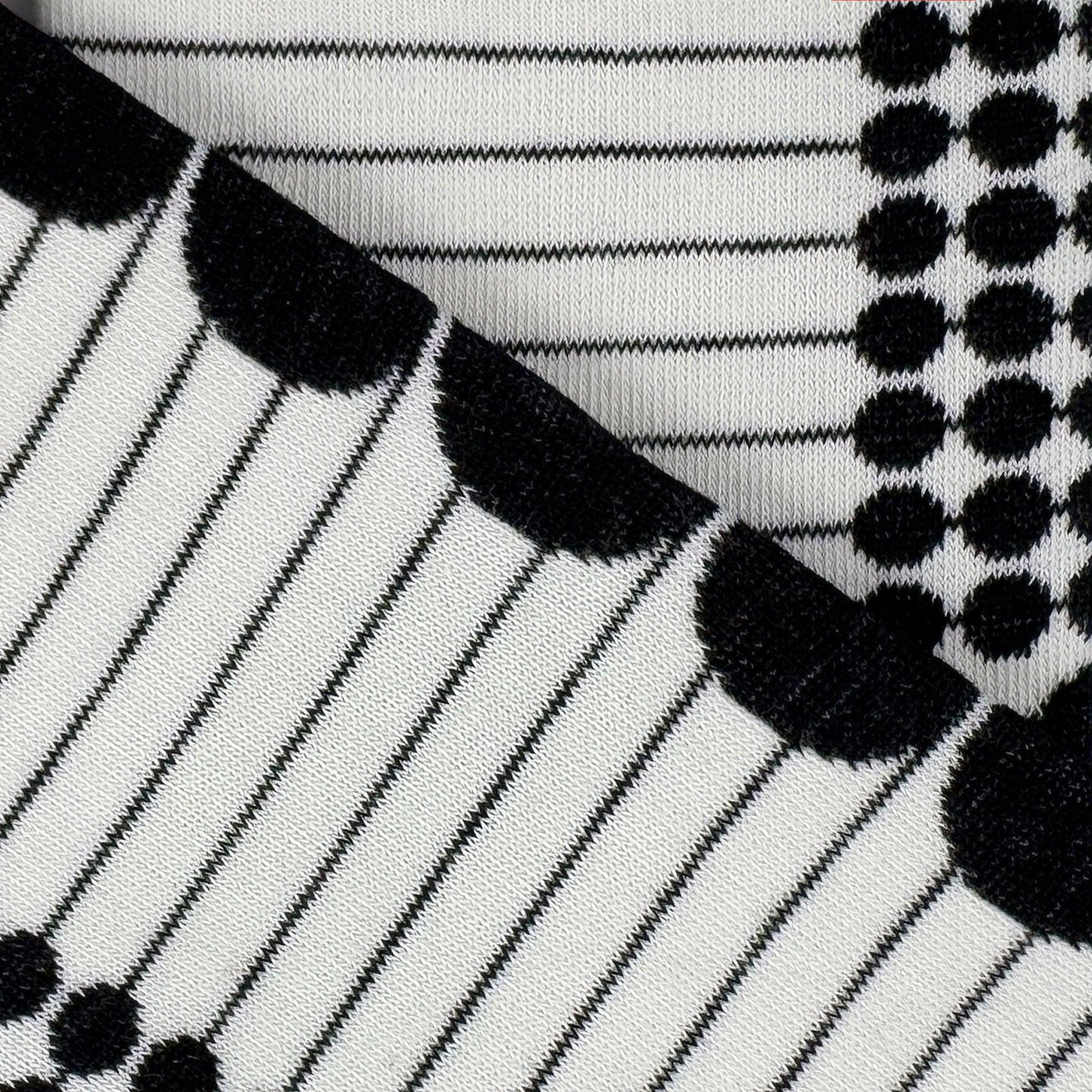 Calzini Spaiati Colore Bianco e Nero Greenfrog-dot - Cappelleria Bacca