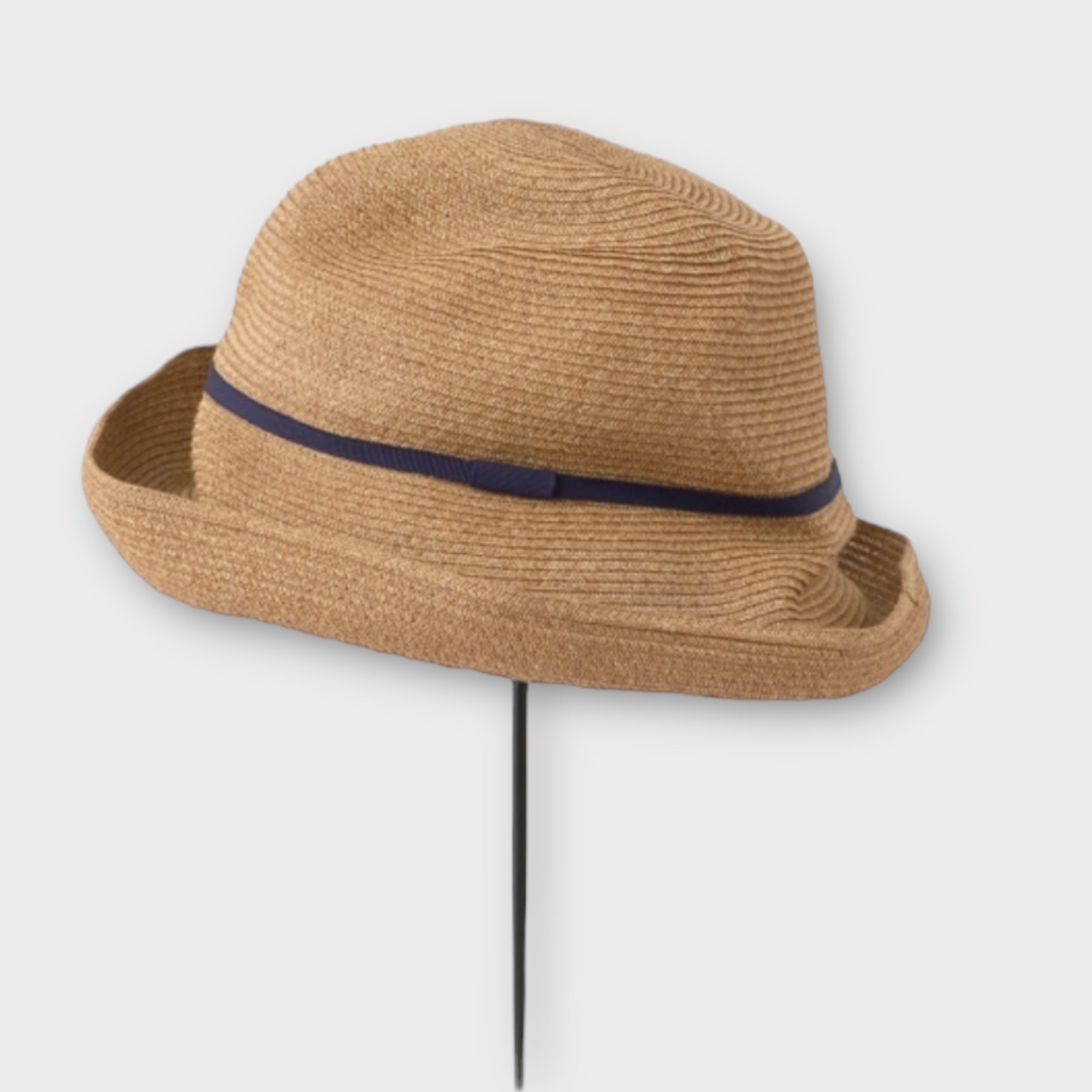 Cappello Donna In Paglia Pieghevole - Mature Ha - Boxed Hat - Cappelleria Bacca