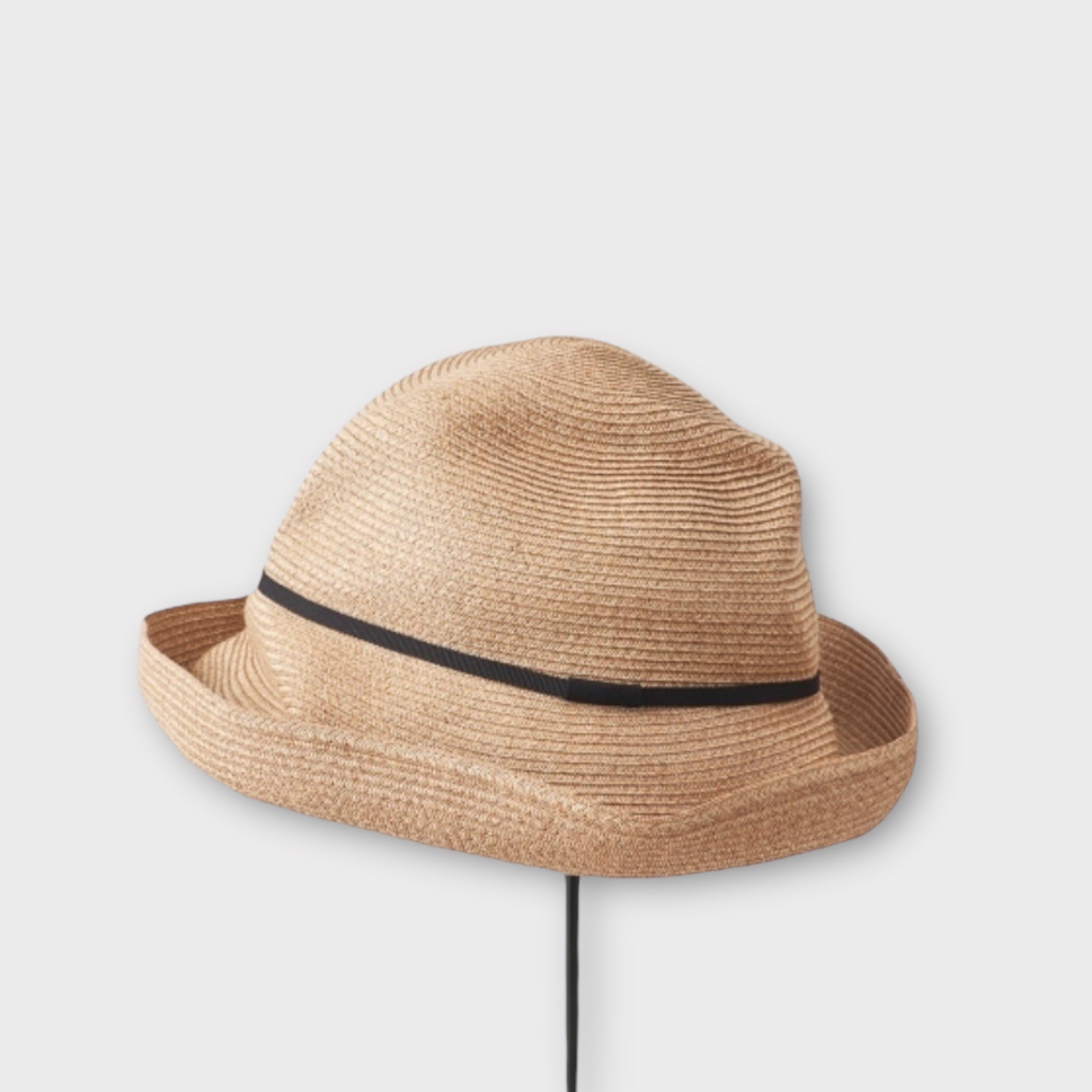 Cappello Donna In Paglia Pieghevole - Mature Ha - Boxed Hat - Cappelleria Bacca