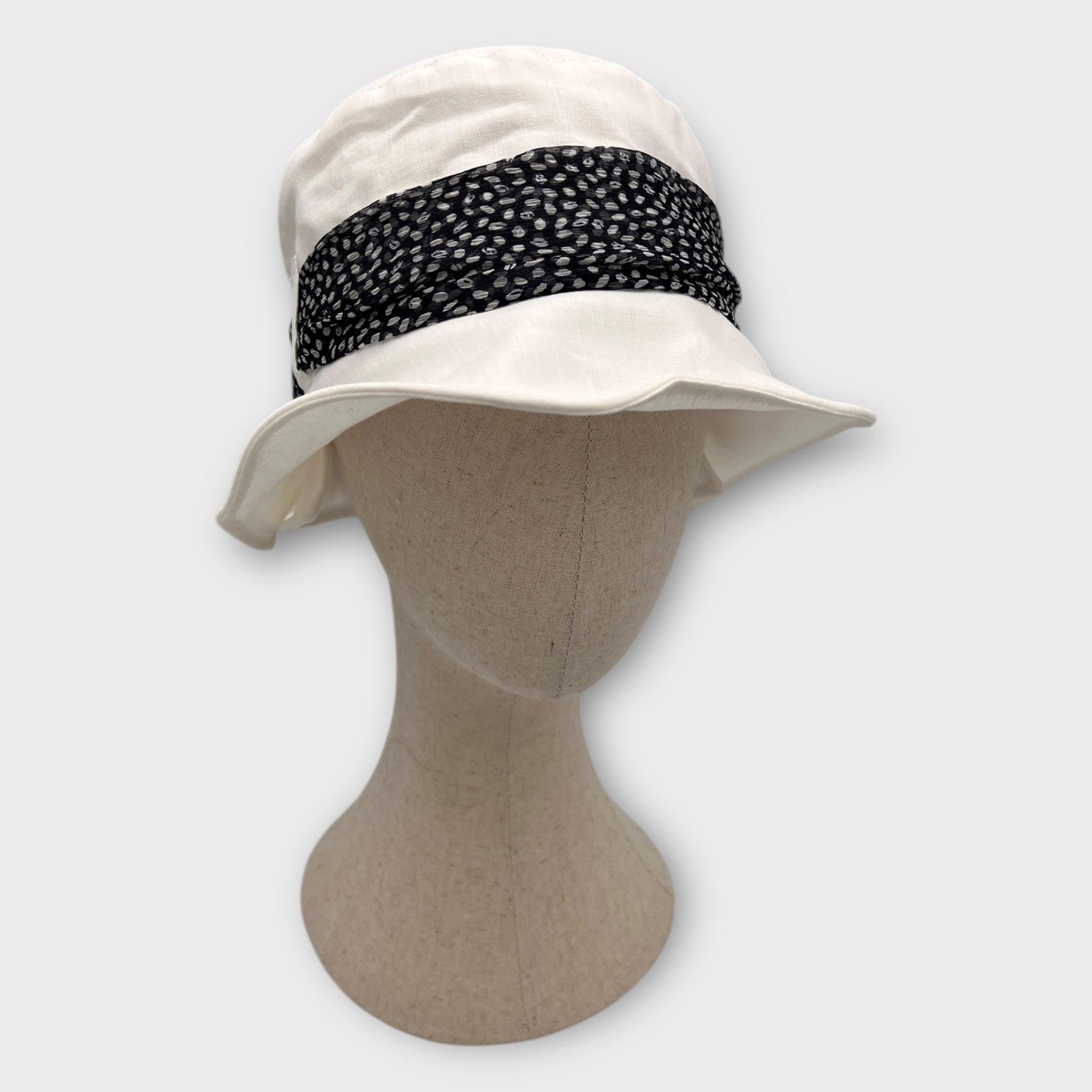 Cappello Donna Estivo In Lino Con Fascia - Cappelleria Bacca