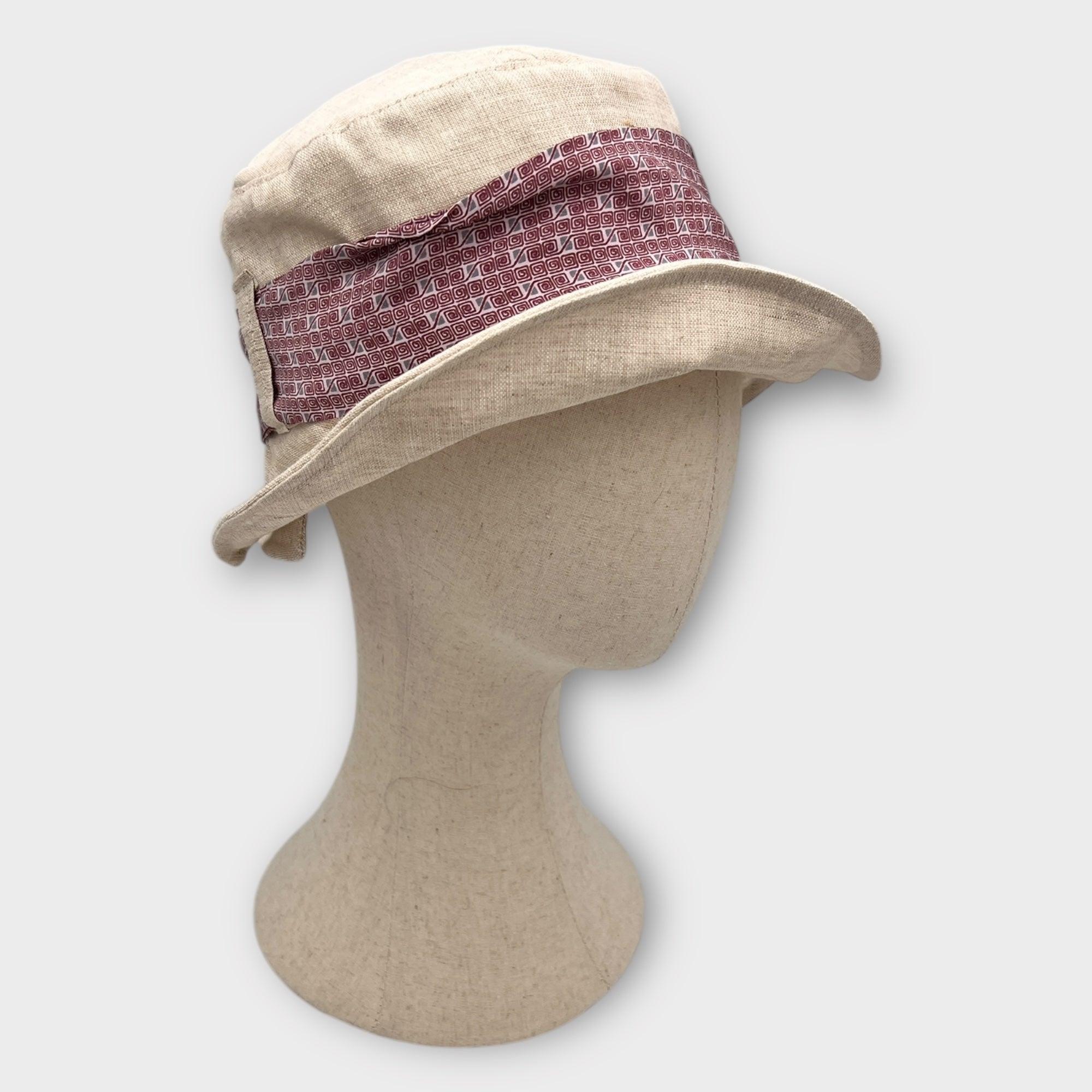 Cappello Donna Estivo In Lino Con Fascia - Cappelleria Bacca