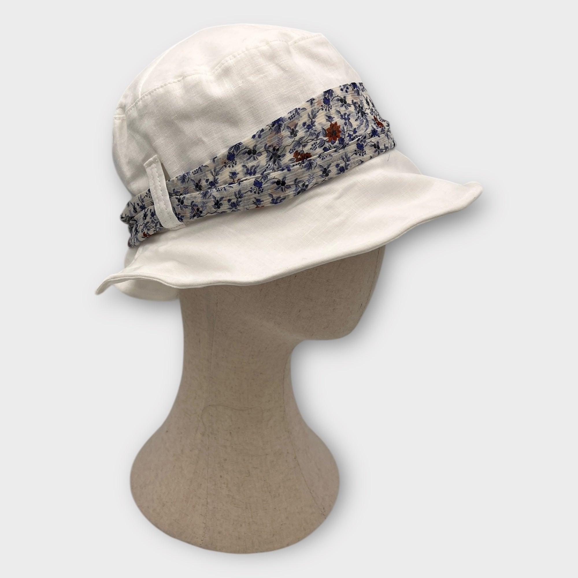 Cappello Donna Estivo In Lino Con Fascia - Cappelleria Bacca