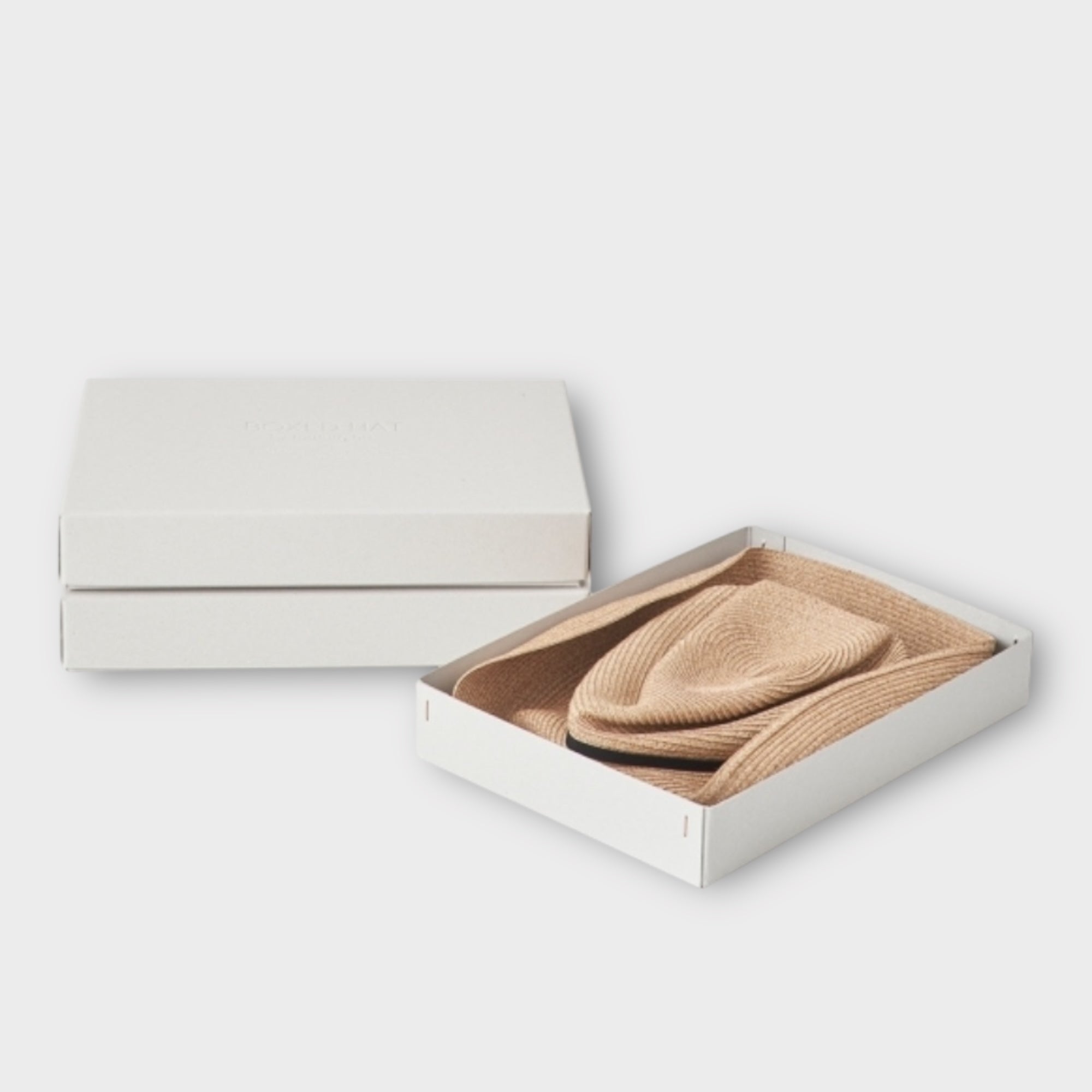 Cappello Donna In Paglia Pieghevole - Mature Ha - Boxed Hat - Cappelleria Bacca