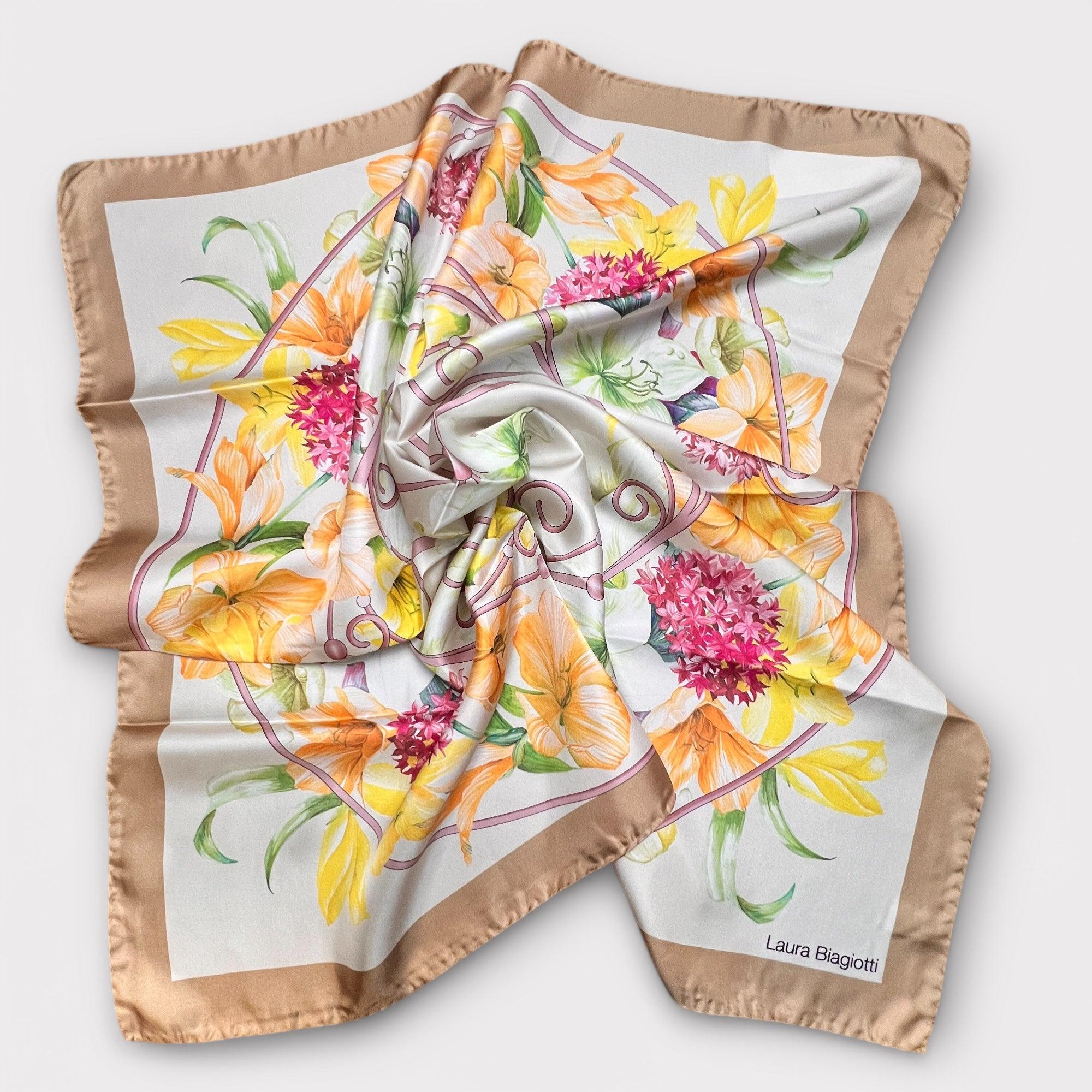 Foulard 90 x 90 in Twill di pura Seta - Cappelleria Bacca